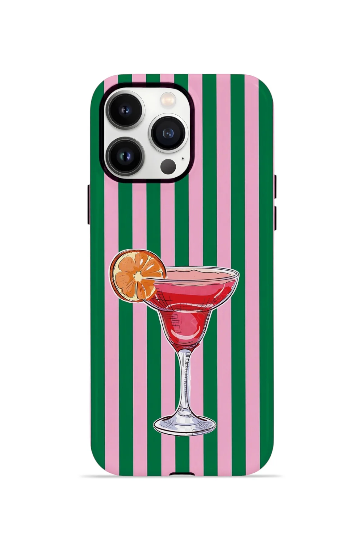 iPhone 14 Pro Max Vorian Yough Kılıf Pink Citrus Cocktail