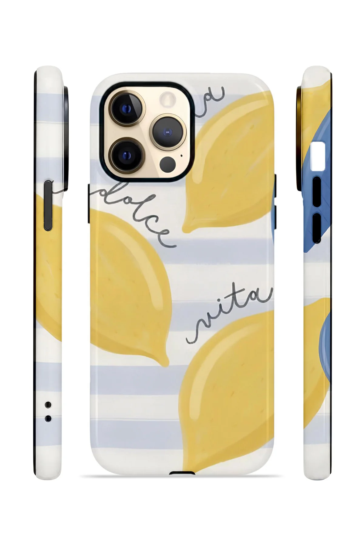 iPhone 14 Pro Max Vorian Çift Katmanlı Kılıf Dolce Vita Lemon