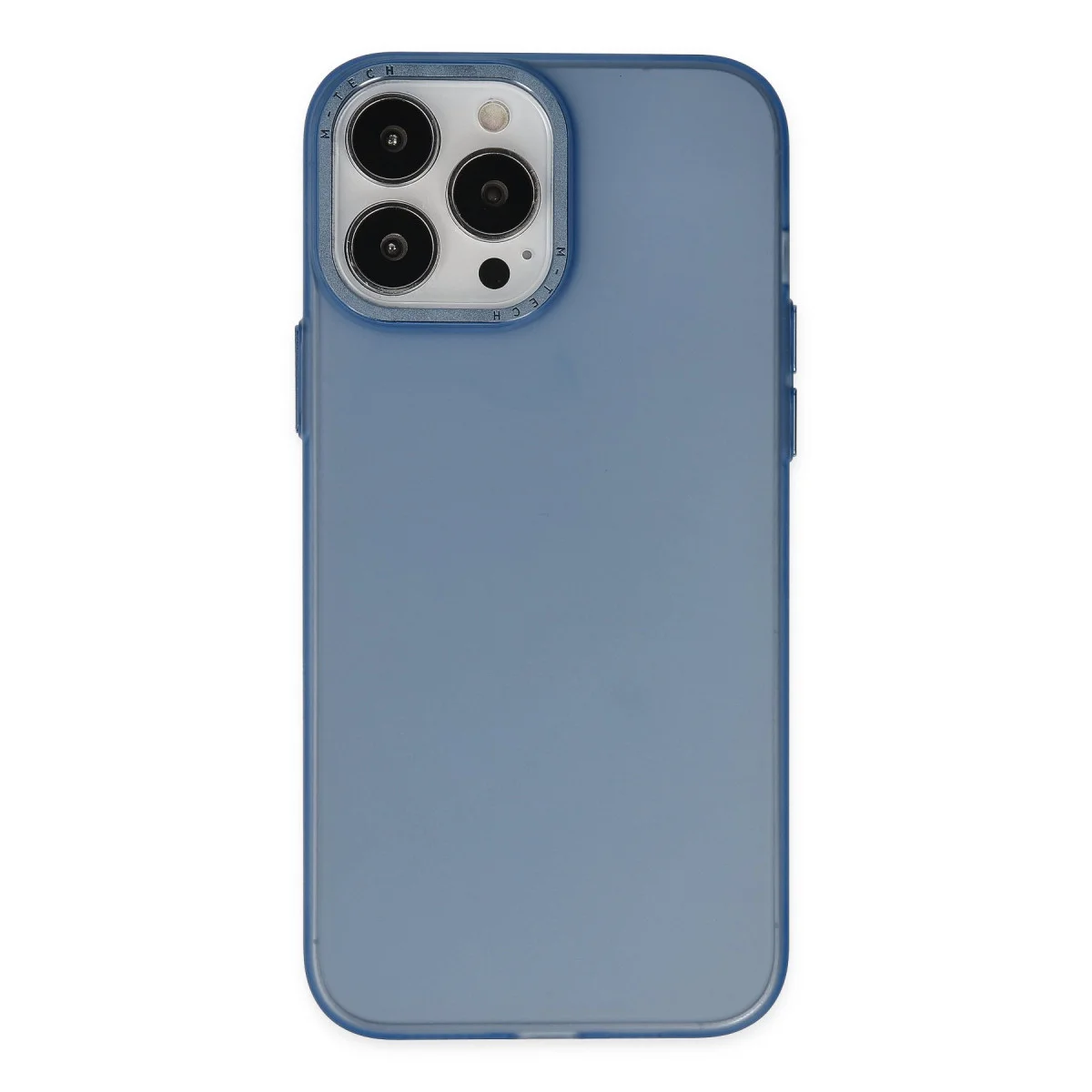 iPhone 14 Pro Modos Metal Kılıf - Lacivert, Çizilmeye Karşı Mükemmel Koruma