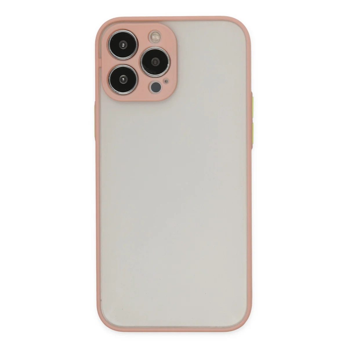 iPhone 14 Pro Montreal Silikon Kılıf Pembe – Kamera Korumalı ve Mat Arka Panel