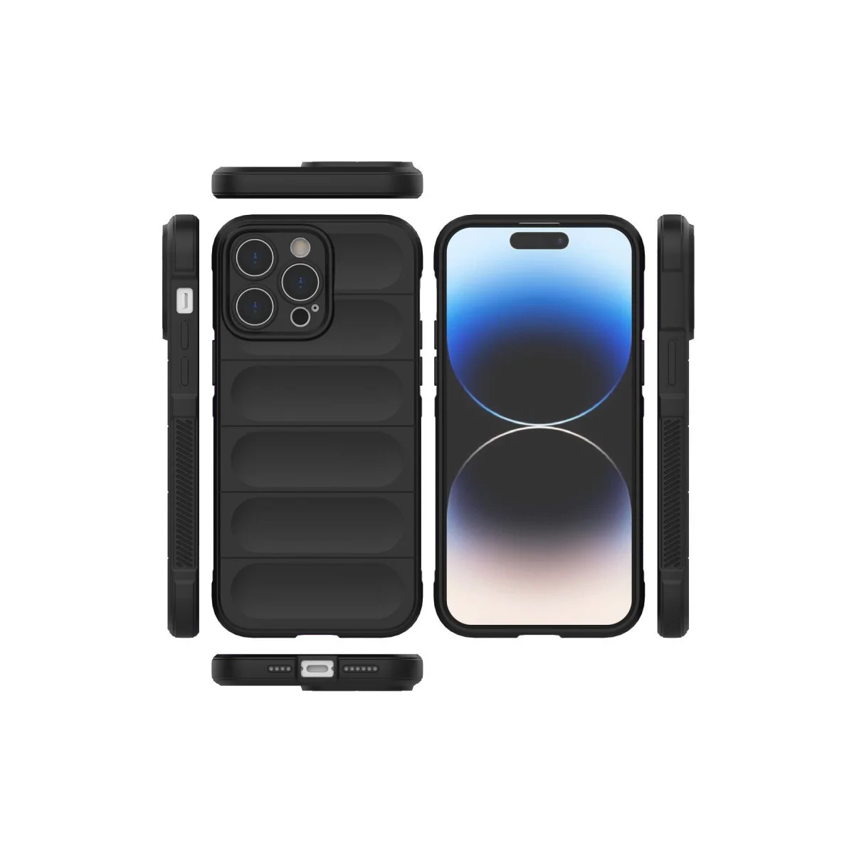 iPhone 14 Pro Optimum Silikon Kılıf Siyah - Maksimum Koruma ve Şıklık