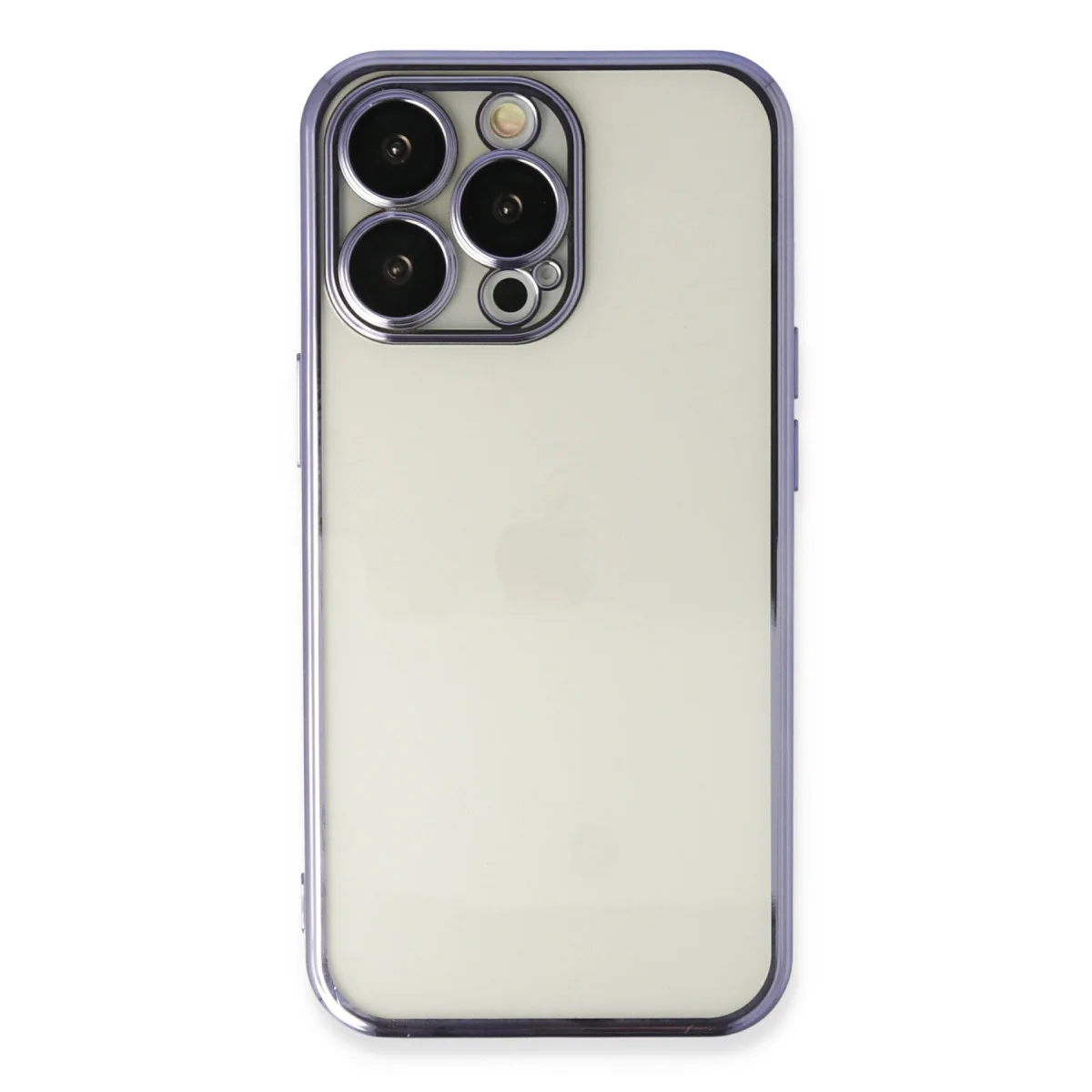 iPhone 14 Pro Razer Lensli Silikon Kılıf - Mor