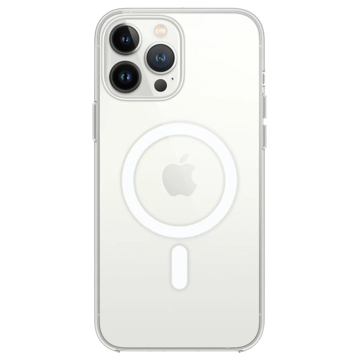iPhone 14 Pro Şeffaf Silikon Kılıf MagSafe Kablosuz Şarj Destekli