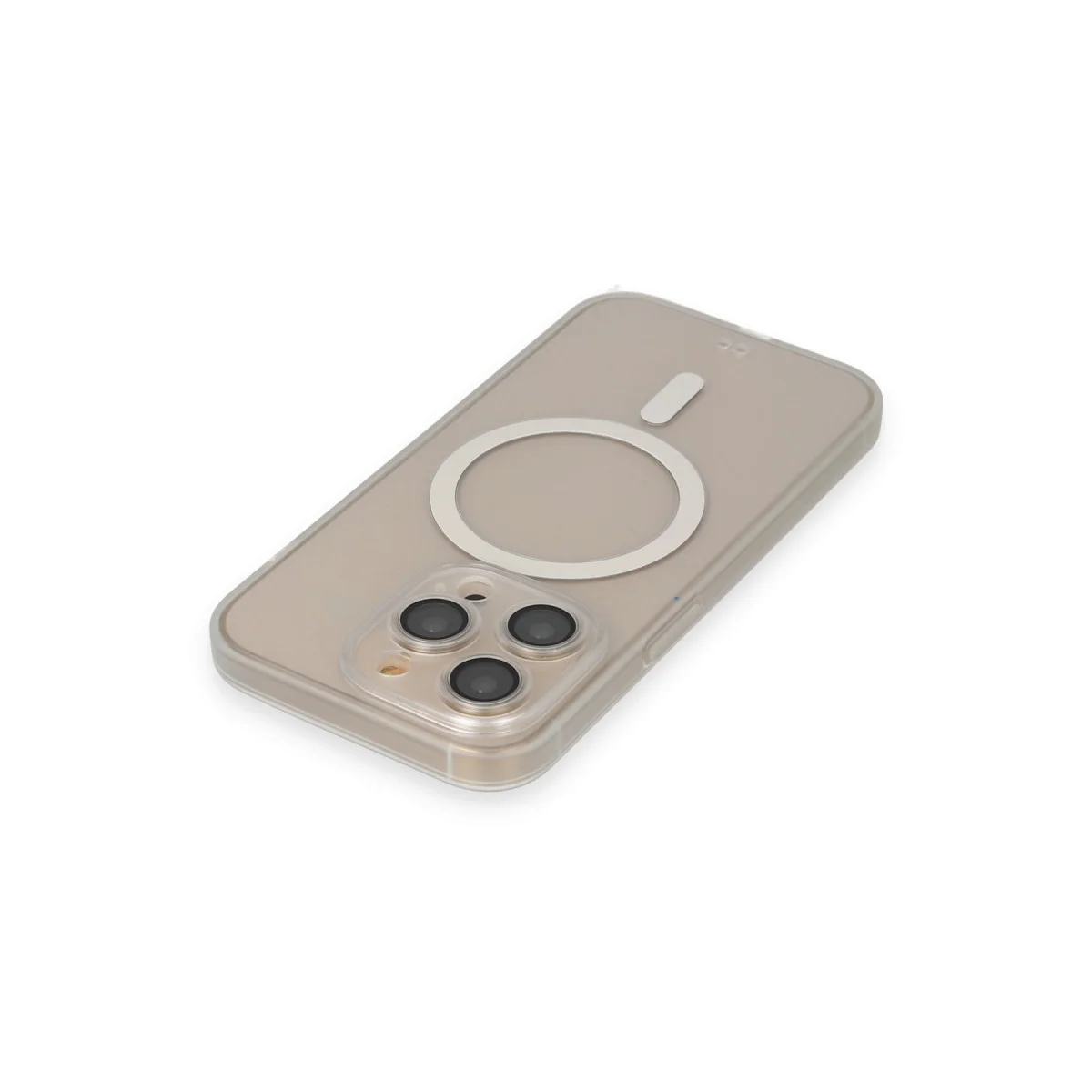 iPhone 14 Pro Şeffaf Kılıf Grand Magneticsafe - Magnetik ve Kamera Koruma