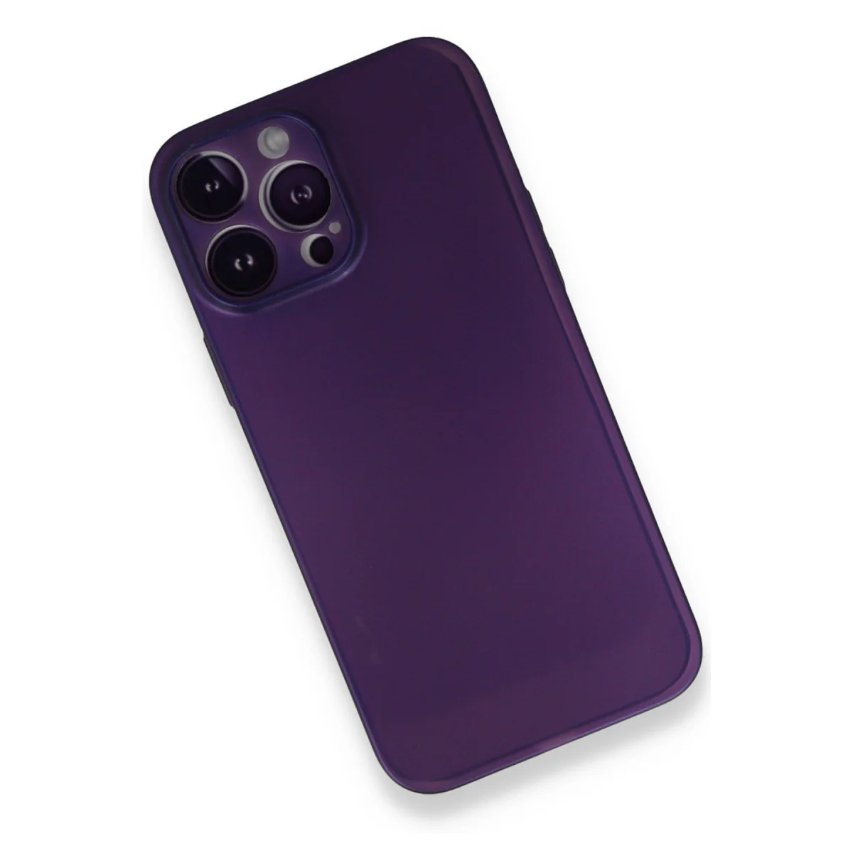 iPhone 14 Pro Ultra İnce Mor Kılıf - PP Kaliteli Koruma