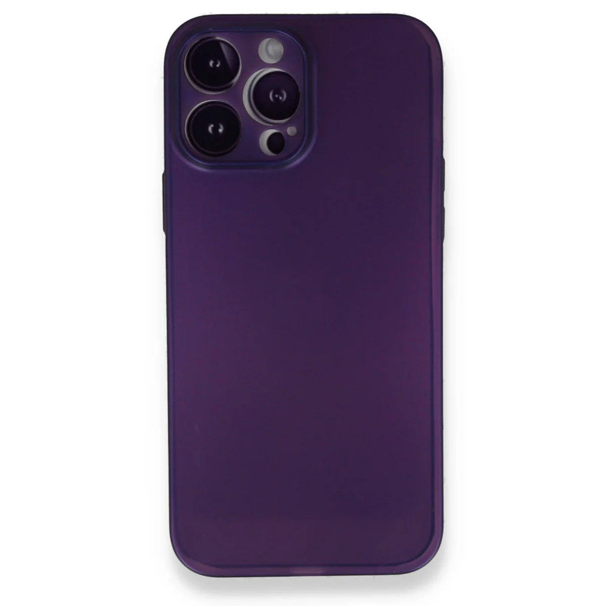 iPhone 14 Pro Ultra İnce Mor Kılıf - PP Kaliteli Koruma