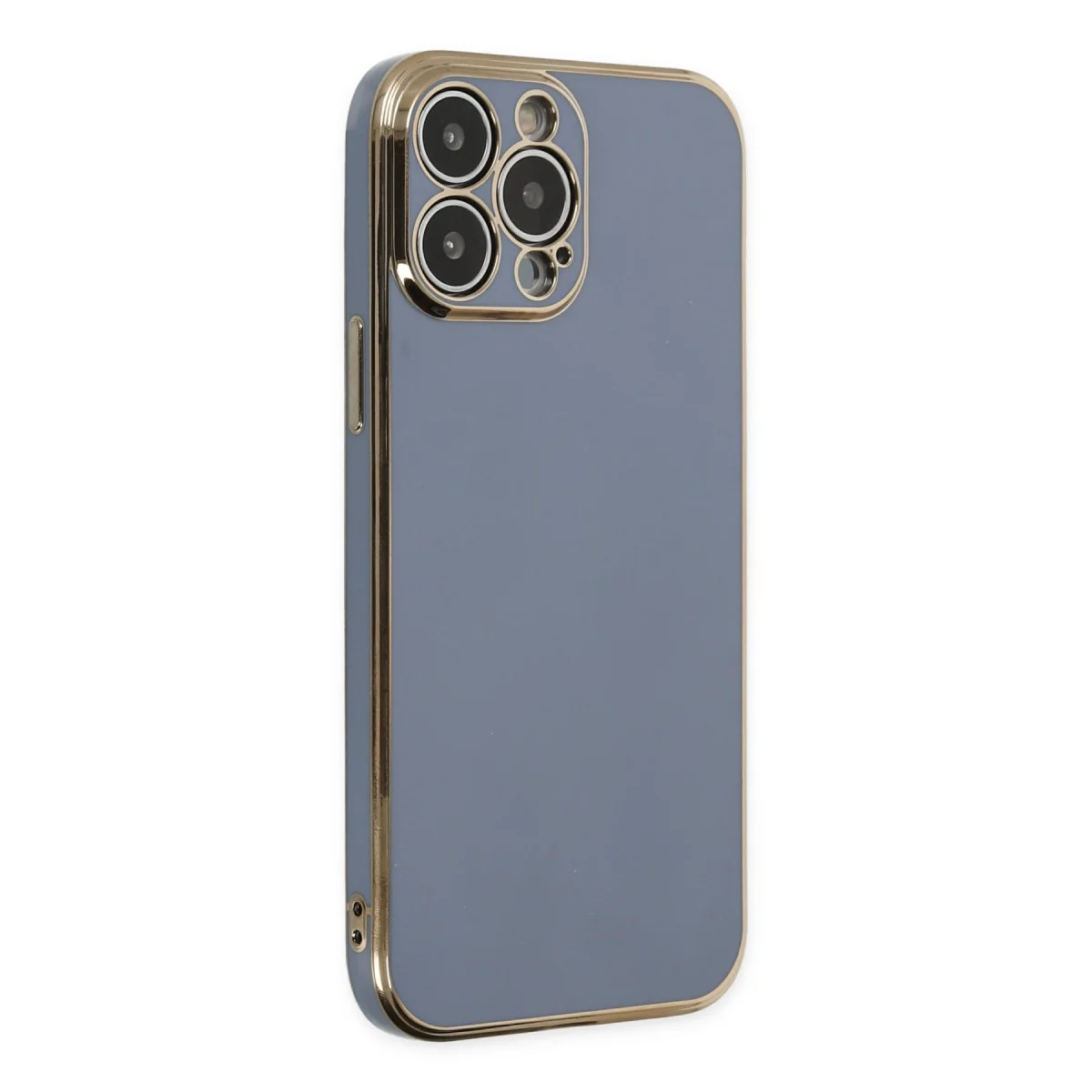 iPhone 14 Pro Volet Silikon Kılıf - Mavi, Premium Koruma ve Şık Tasarım