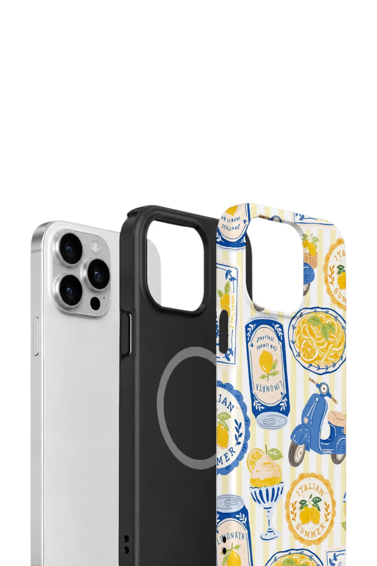 iPhone 14 Pro Vorian Çift Katmanlı MagSafe Kılıf Italian Tableware