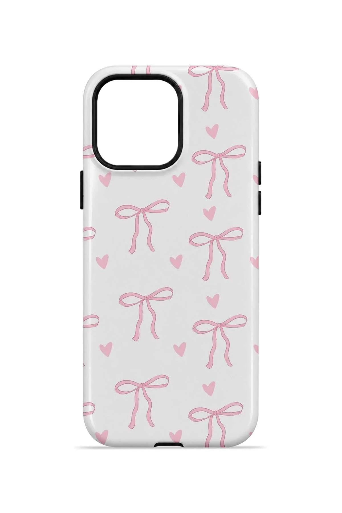 iPhone 14 Pro Vorian Çift Katmanlı Soft Pink Ribbon Toss Kılıf iPhone 14 Pro Vorian Çift Katmanlı Soft Pink Ribbon Toss Kılıf - Görsel 4