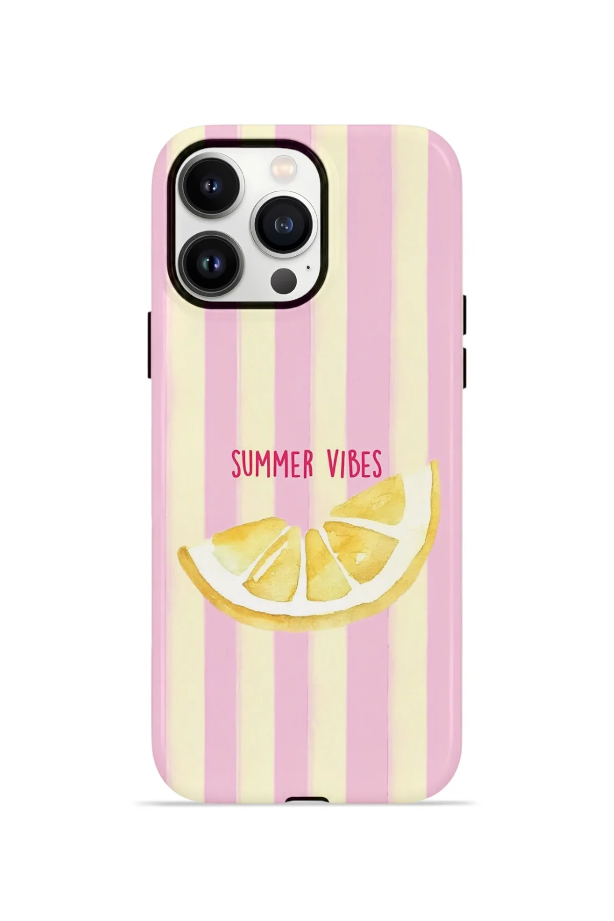 iPhone 14 Pro Vorian Çift Katmanlı Kılıf Summer Vibes Lemon