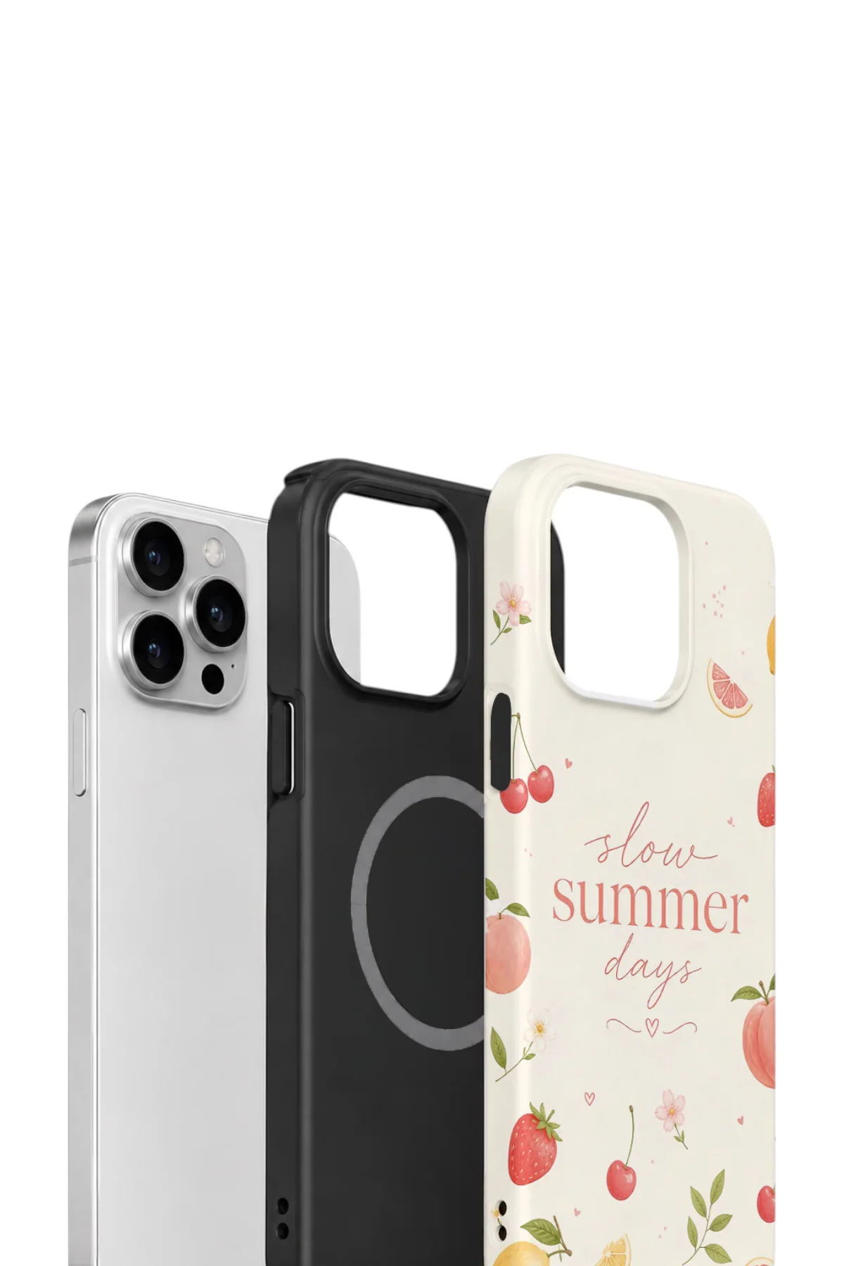 iPhone 14 Pro Vorian Çift Katmanlı MagSafe Kılıf Slow Summer Days