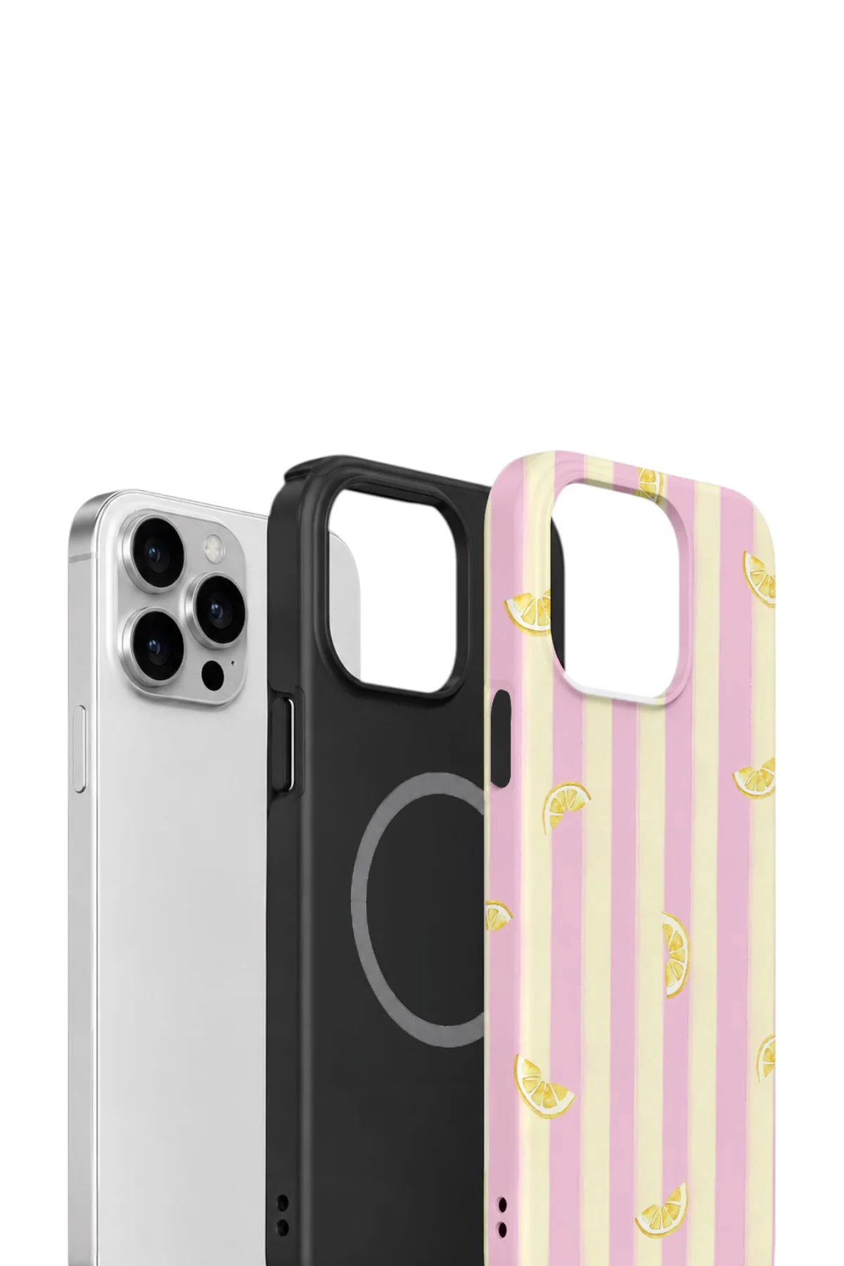 iPhone 14 Pro Vorian Yough Magsafe Kılıf Pink Lemon Parade