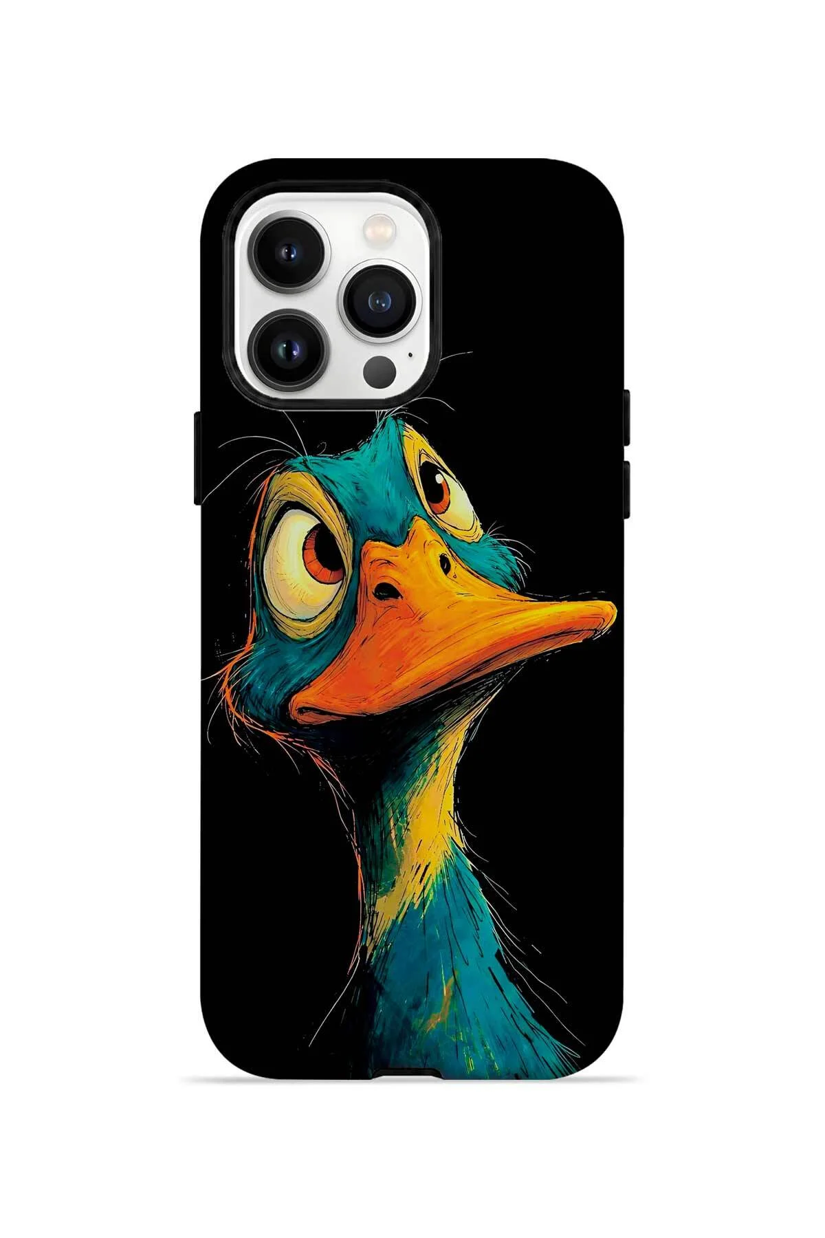 iPhone 14 Pro Vorian MagSafe Çift Katmanlı Neon Ördekli Kılıf iPhone 14 Pro Vorian MagSafe Çift Katmanlı Neon Ördekli Kılıf