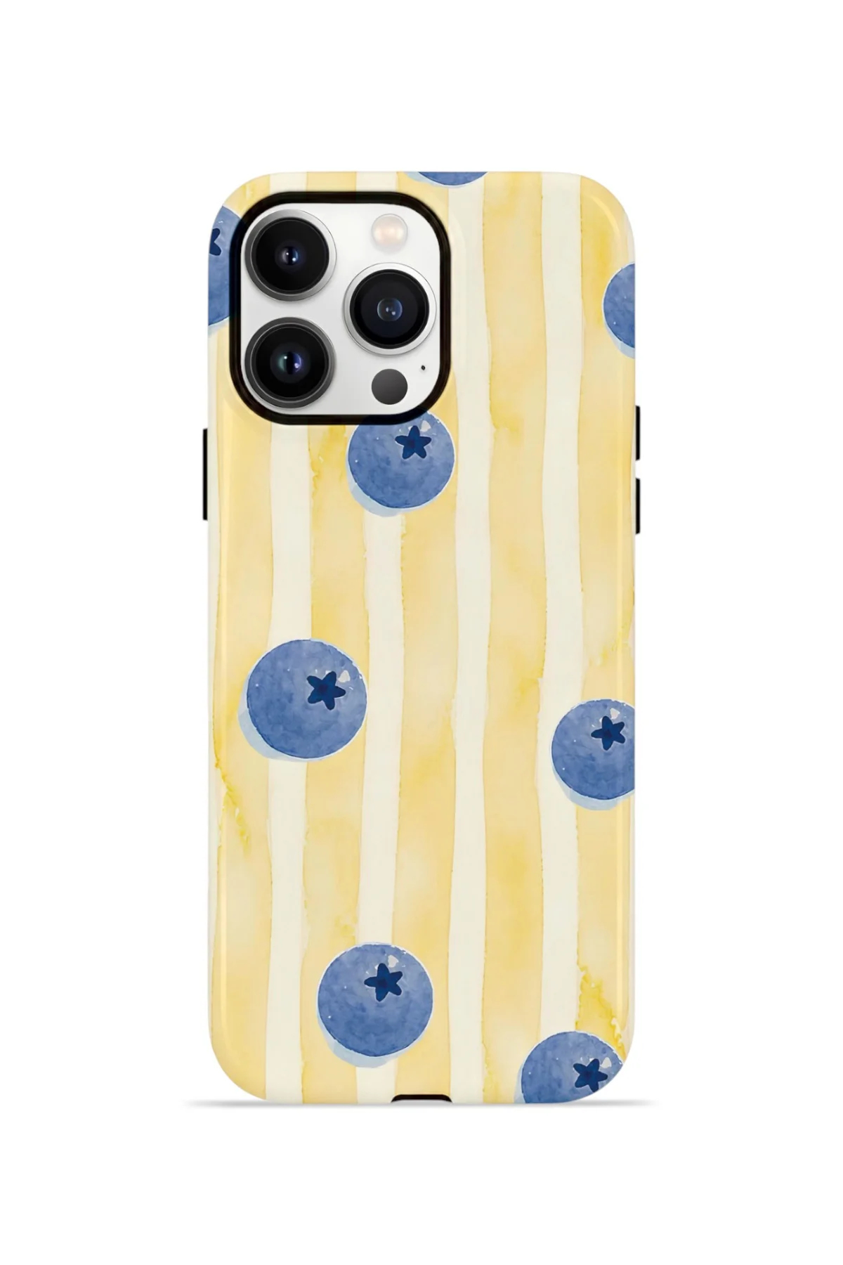 iPhone 14 Pro Vorian Çift Katmanlı MagSafe Kılıf Blueberry Sun Stripe
