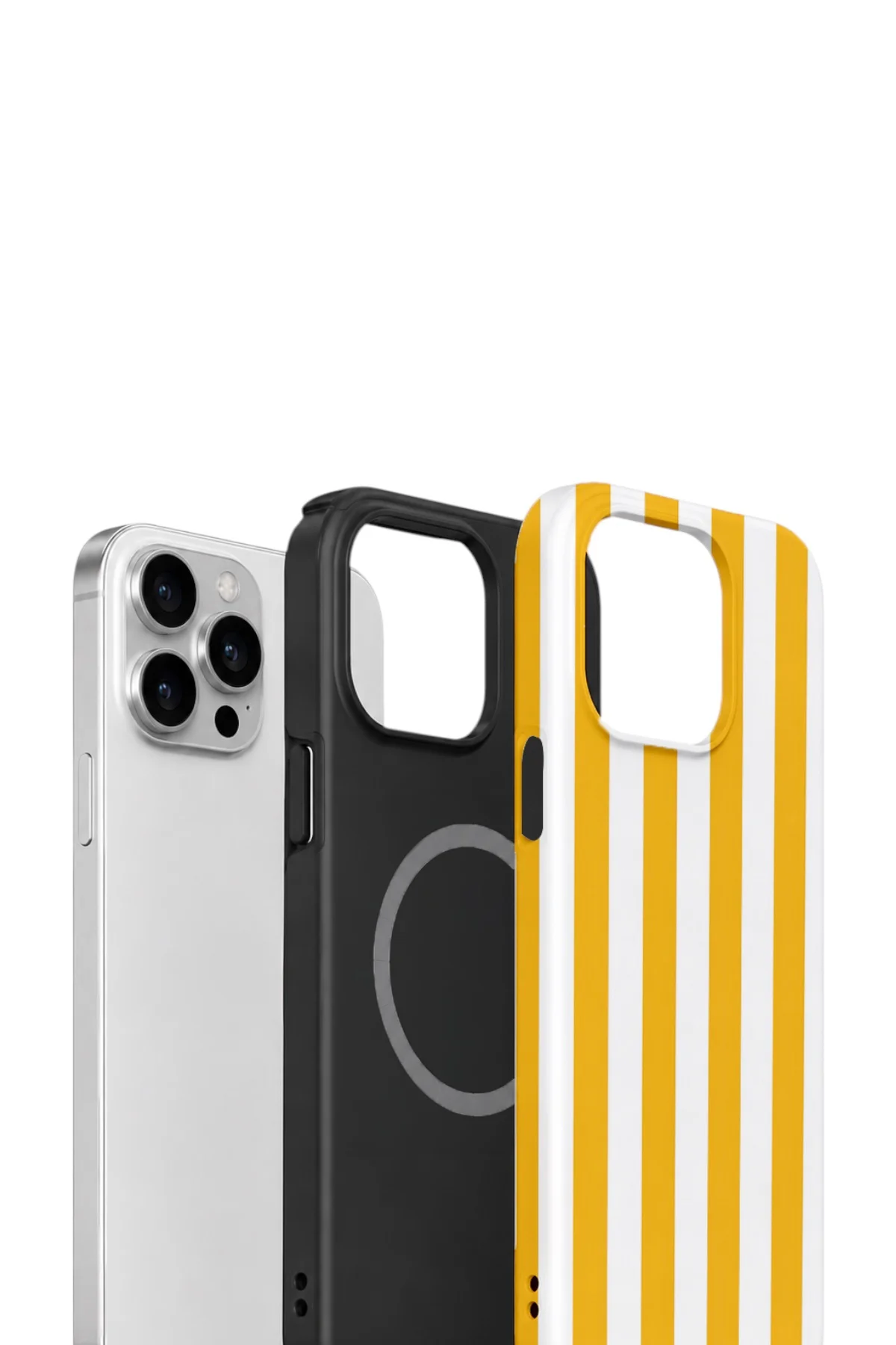 iPhone 14 Pro Vorian Yough Magsafe Kılıf Golden Riviera Stripe