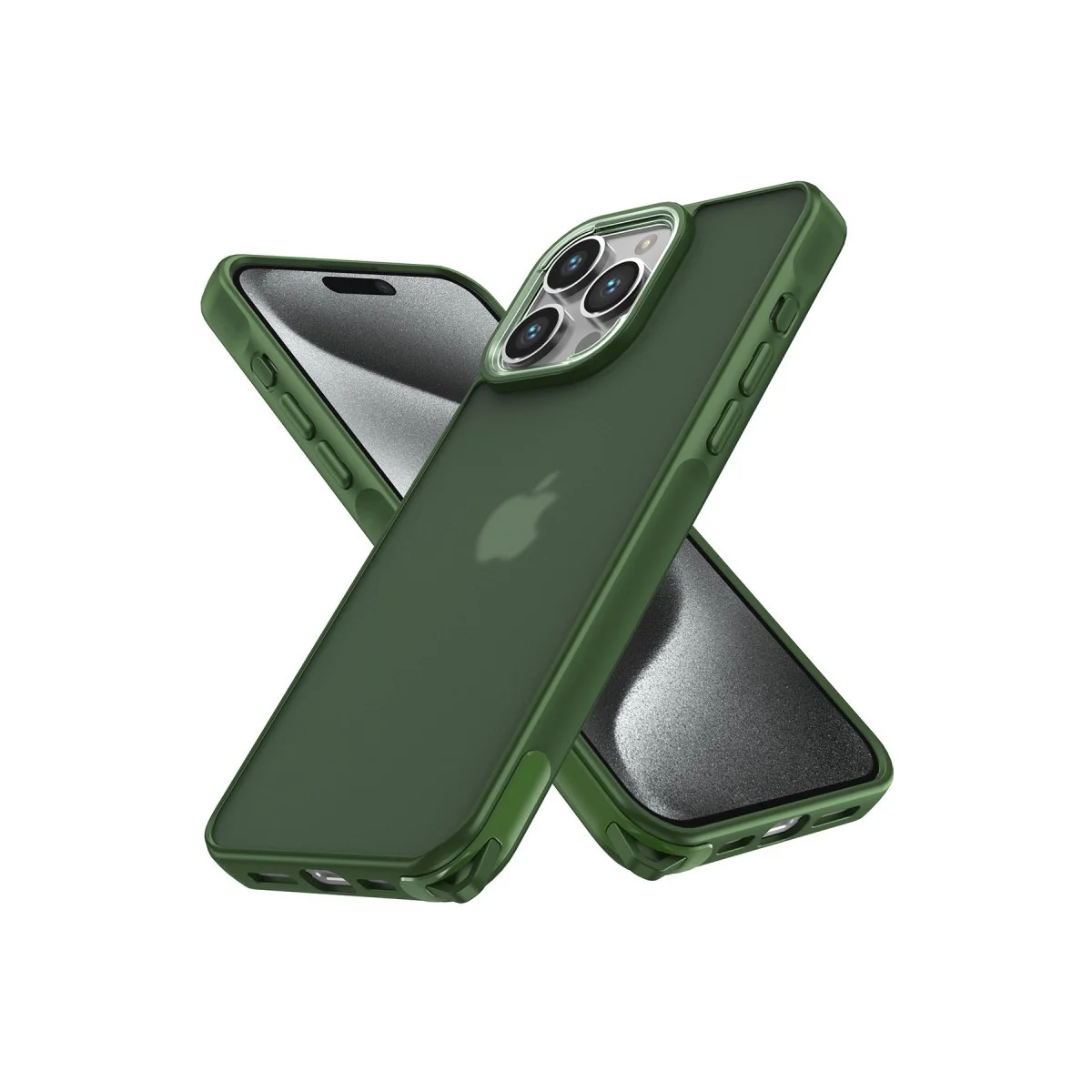 iPhone 14 Pro Yeşil Elegant Kılıf - TPU/PC Yüksek Kaliteli Slim-fit Koruma Kapağı
