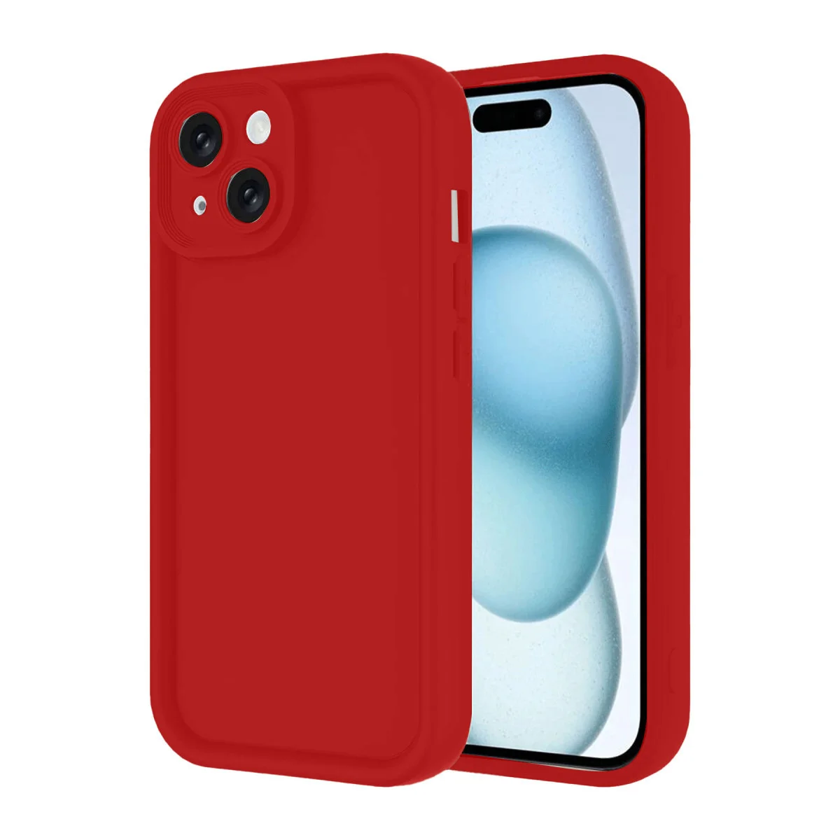iPhone 14 Viera Silikon Kılıf - Kırmızı Yerli Üretim Koruyucu Kılıf