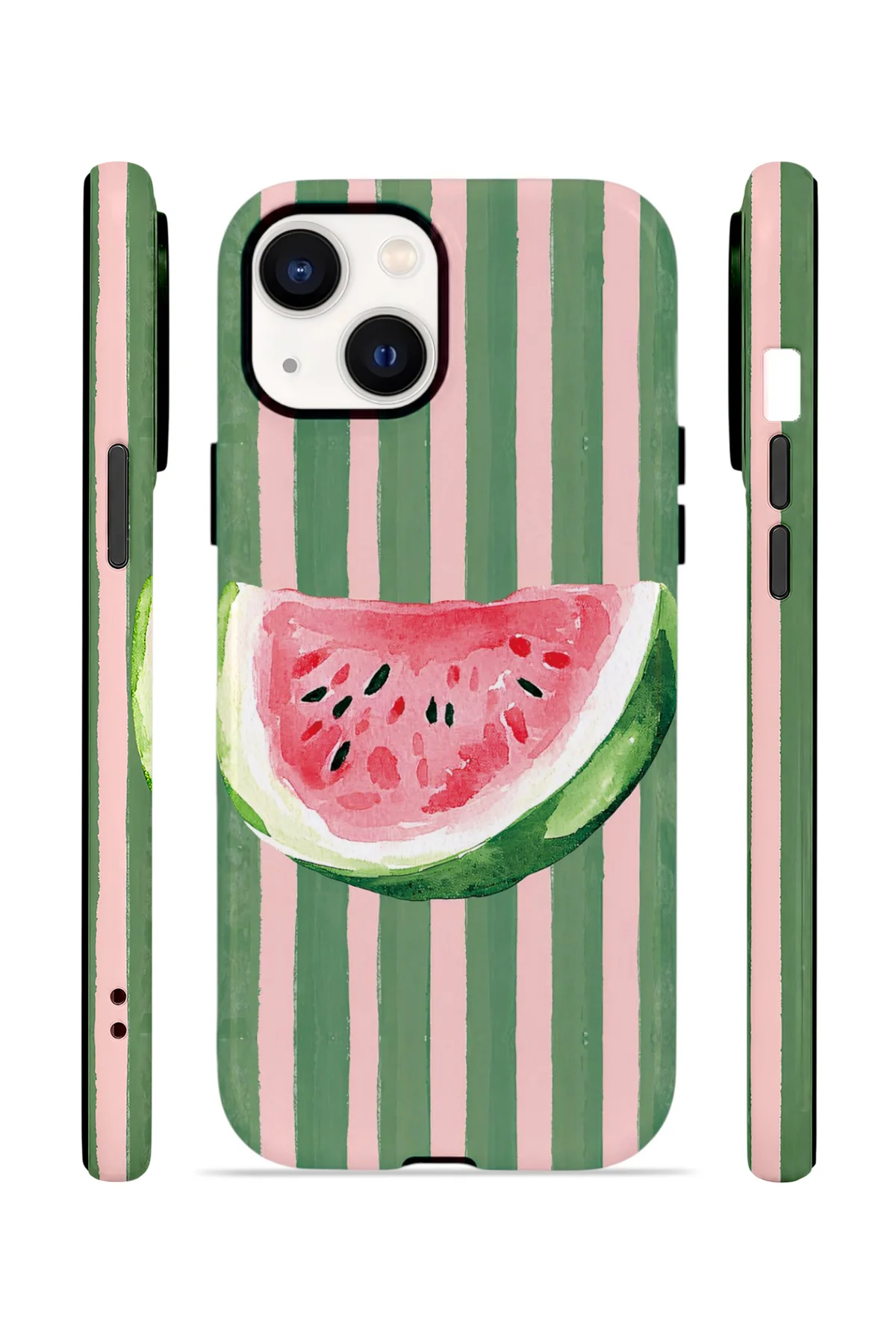 iPhone 14 Vorian Çift Katmanlı MagSafe Kılıf Watermelon Postcard