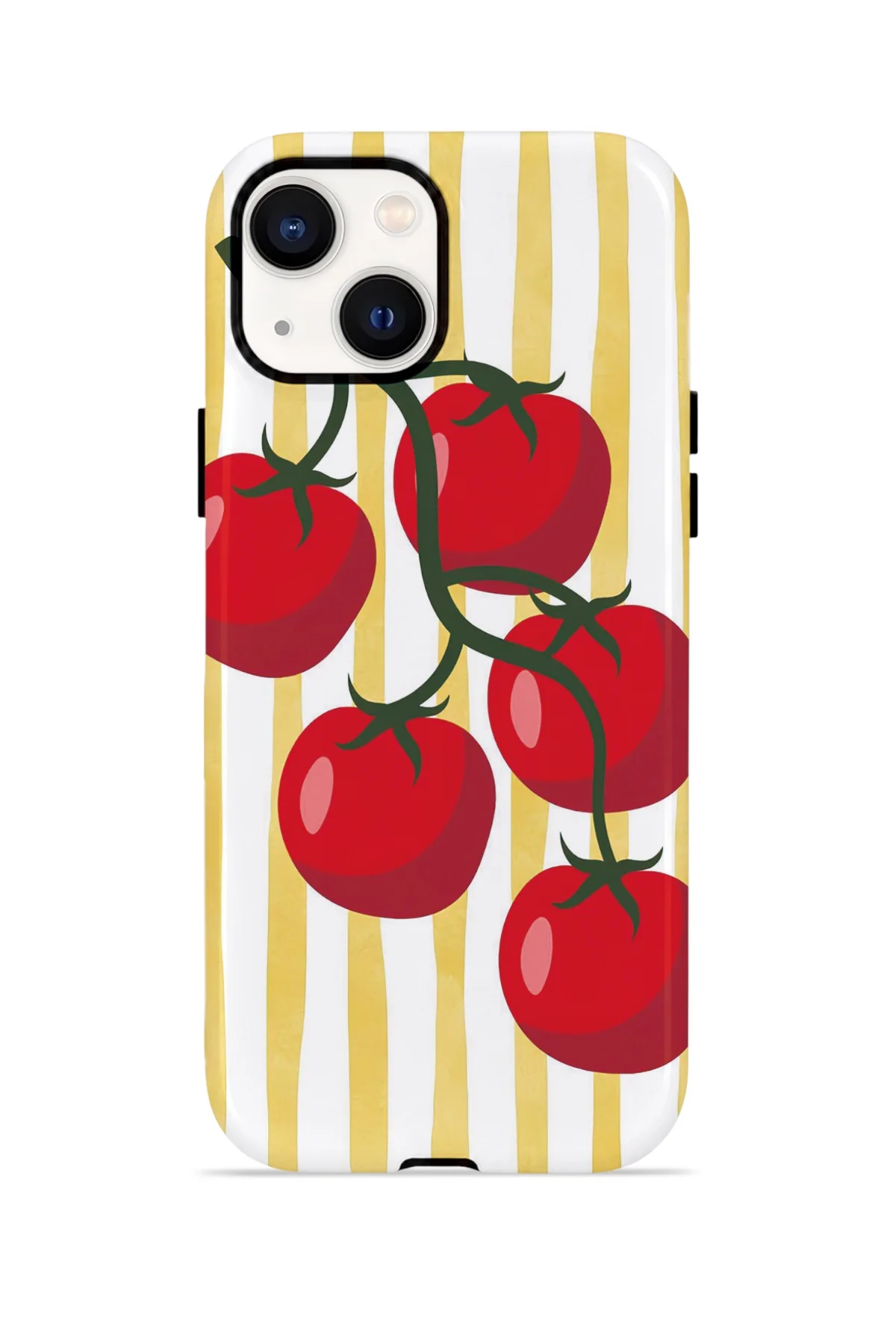 iPhone 14 Vorian Çift Katmanlı MagSafe Kılıf Tomato Market Stripe