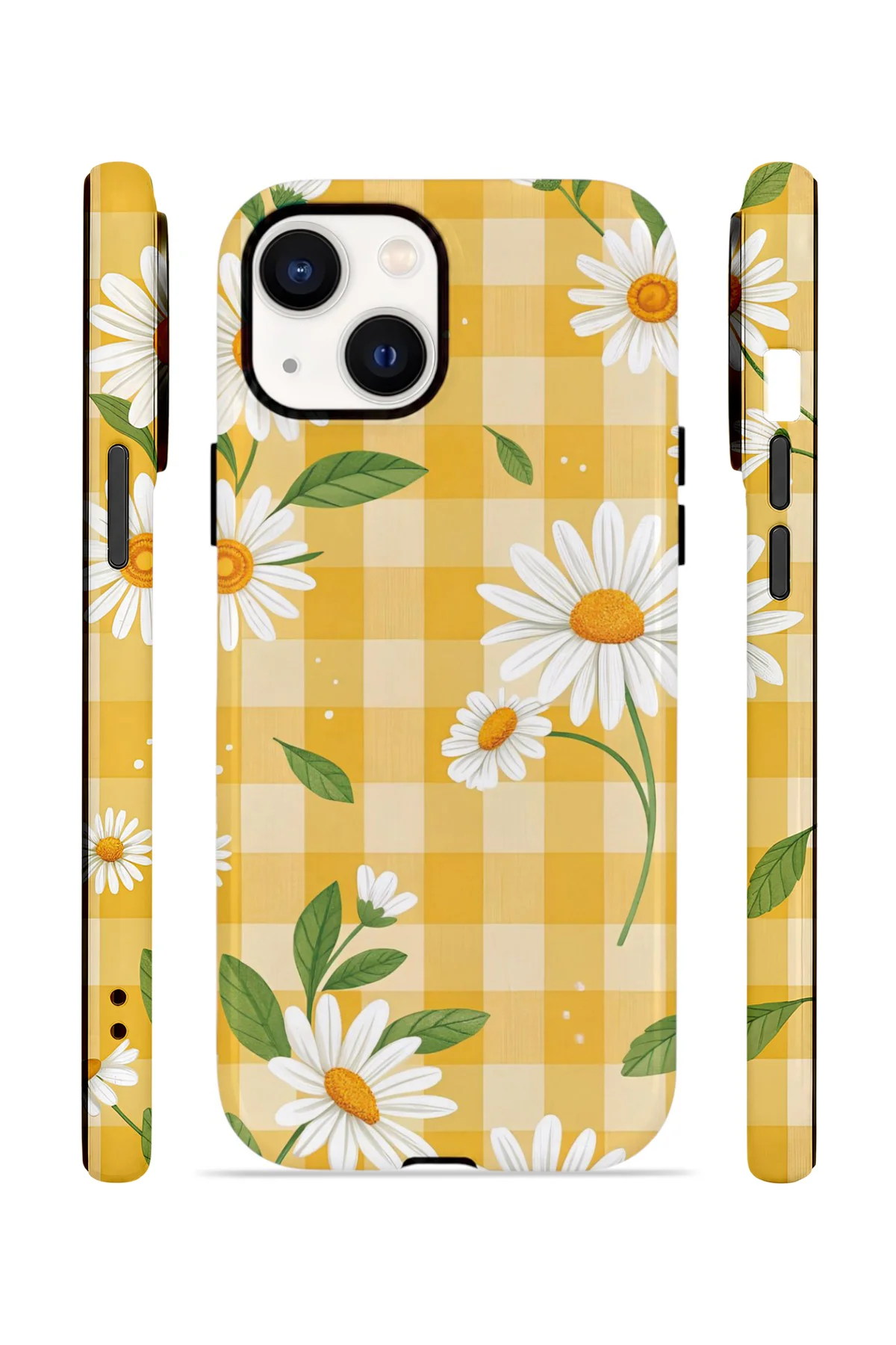 iPhone 14 Vorian Çift Katmanlı MagSafe Kılıf Daisy Picnic Gingham iPhone 14 Vorian Çift Katmanlı MagSafe Kılıf Daisy Picnic Gingham