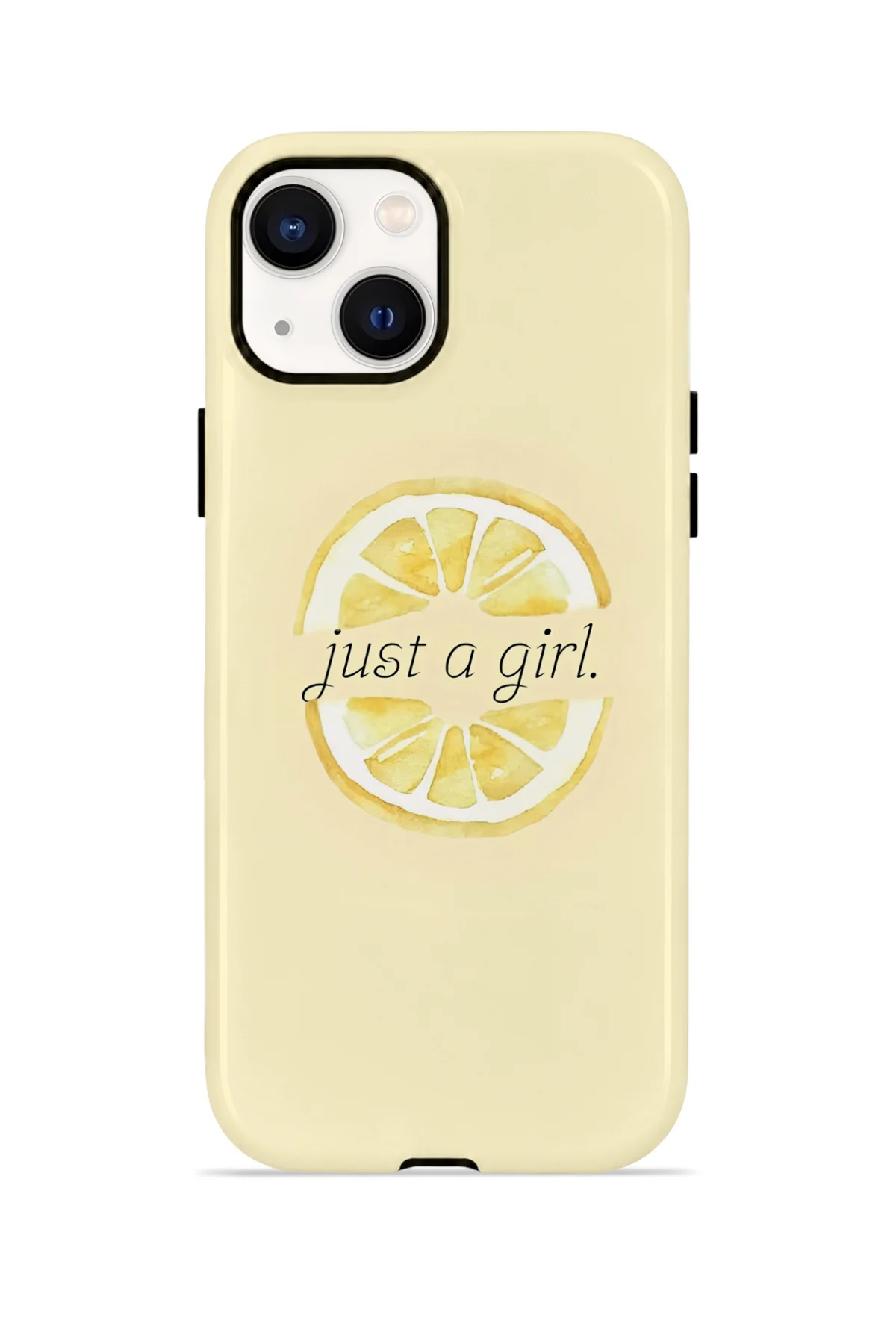 iPhone 14 Vorian Yough Kılıf Just A Girl Lemon