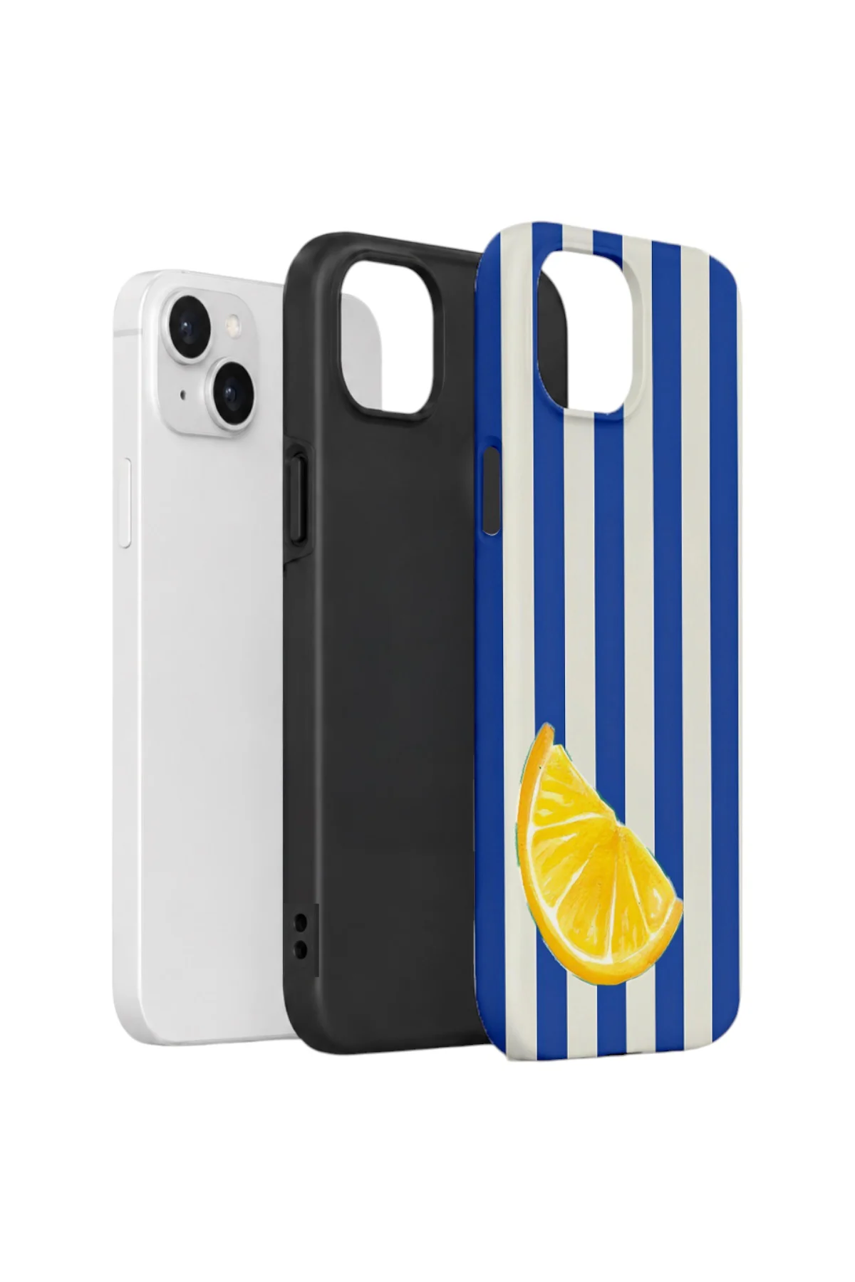 iPhone 14 Vorian Yough Kılıf Lemon Coast Stripe