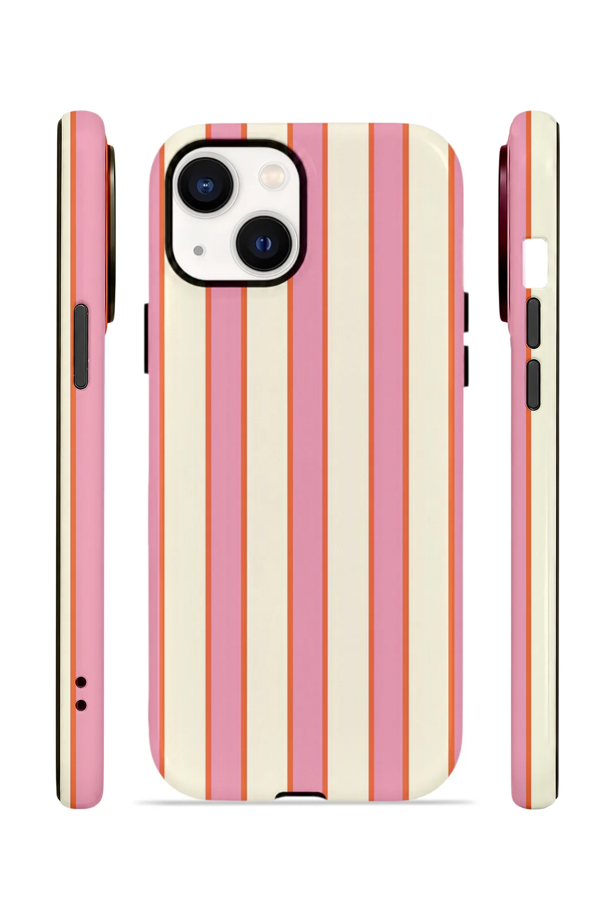 iPhone 14 Vorian Yough Kılıf Sunset Candy Stripe