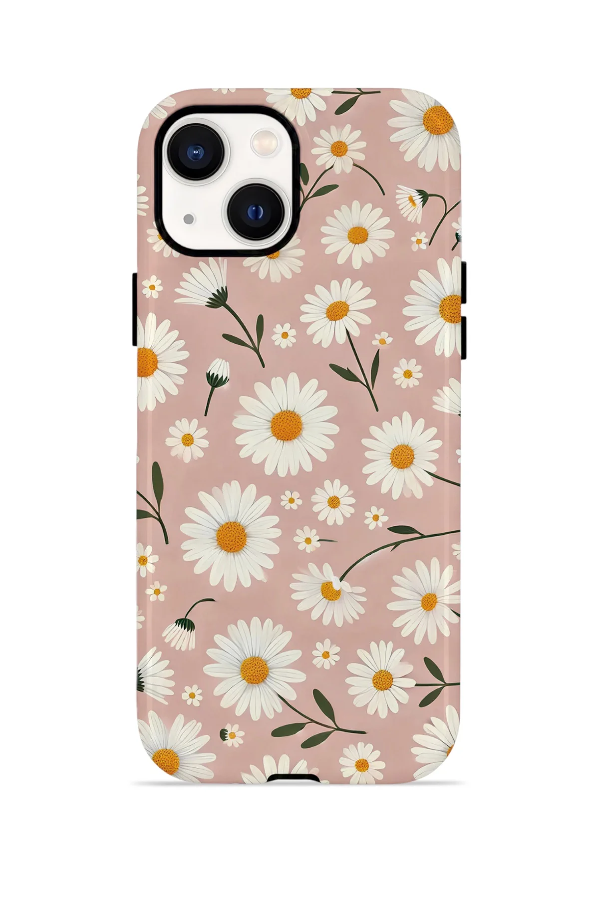 iPhone 14 Vorian Yough Magsafe Kılıf Daisy Mocha Garden