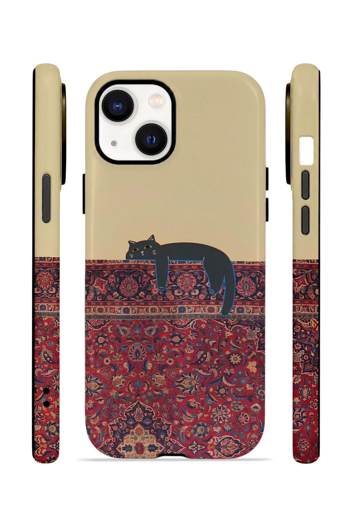 iPhone 14 Vorian Yough Kılıf Persian Cat Lounge