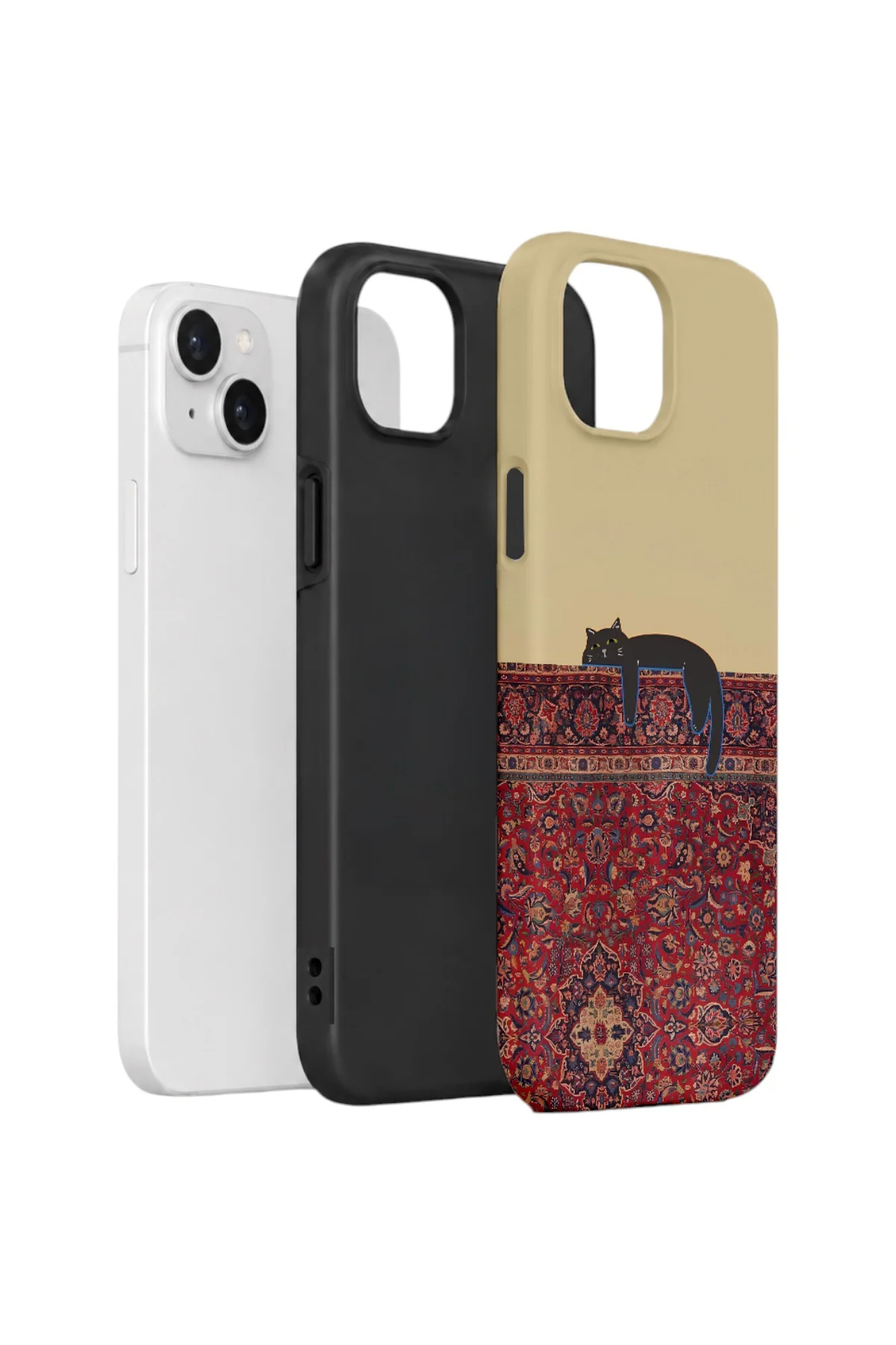 iPhone 14 Vorian Yough Kılıf Persian Cat Lounge