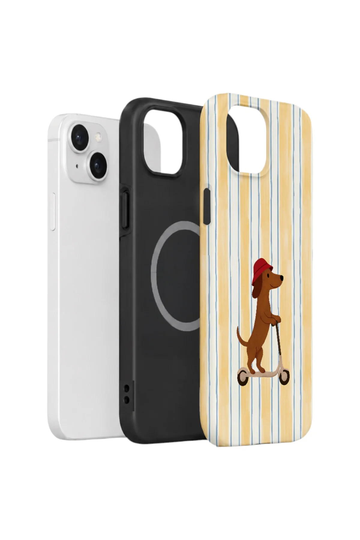 iPhone 14 Vorian Yough Magsafe Kılıf Dachshund Riviera