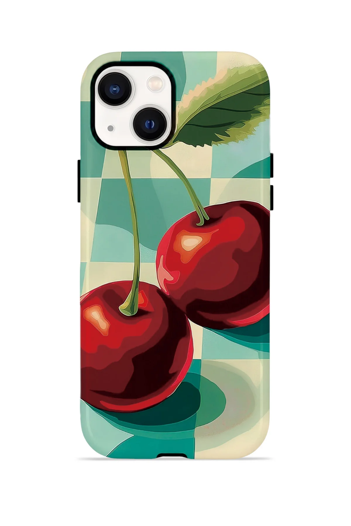 iPhone 14 Vorian Yough Kılıf Retro Cherry Pop