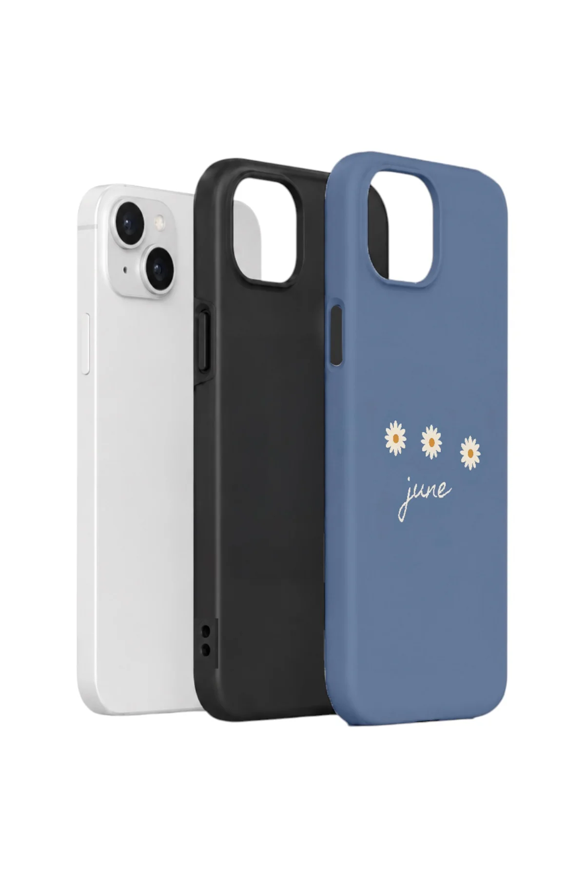 iPhone 14 Vorian Yough Kılıf June Daisy Blue