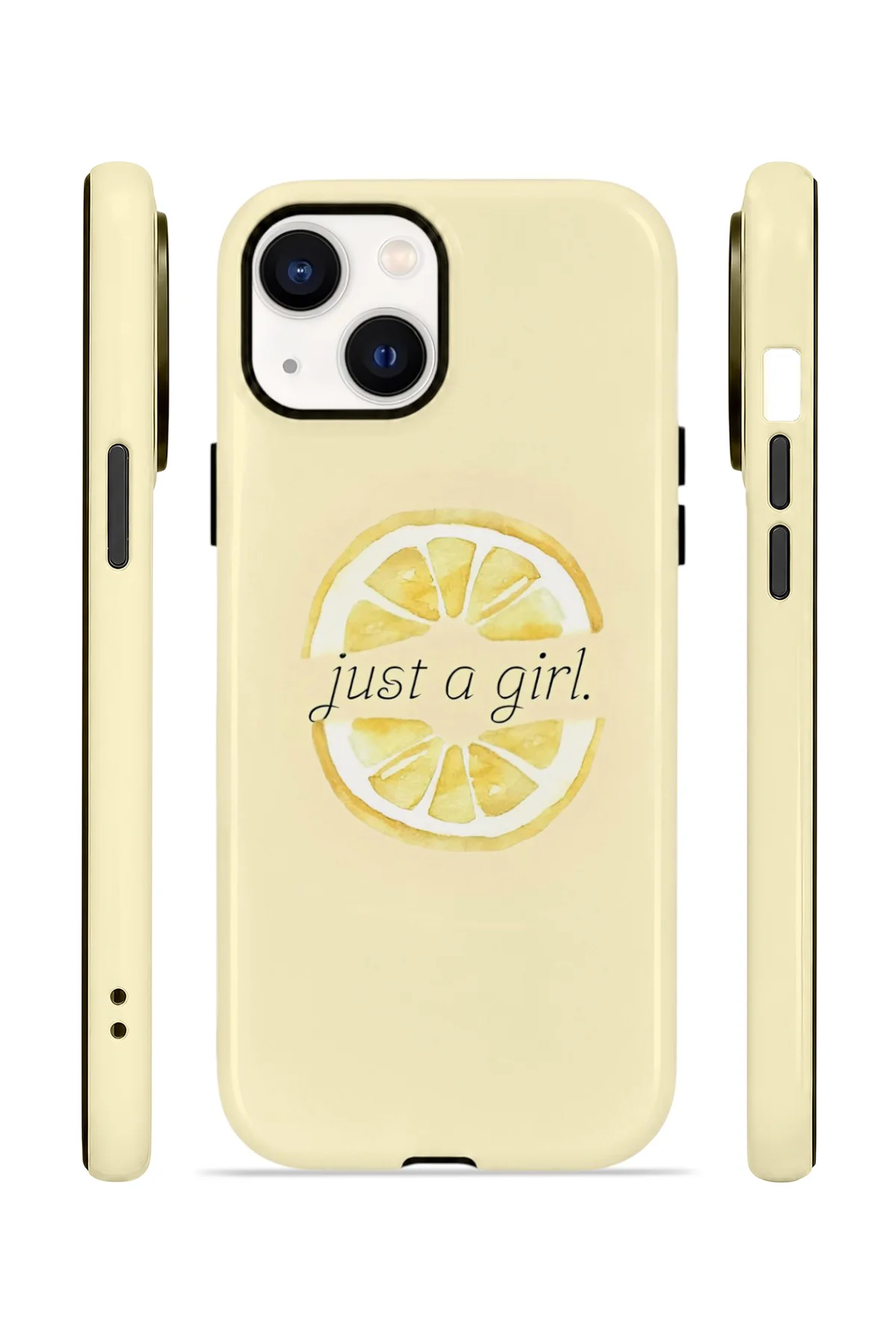 iPhone 14 Vorian Yough Kılıf Just A Girl Lemon