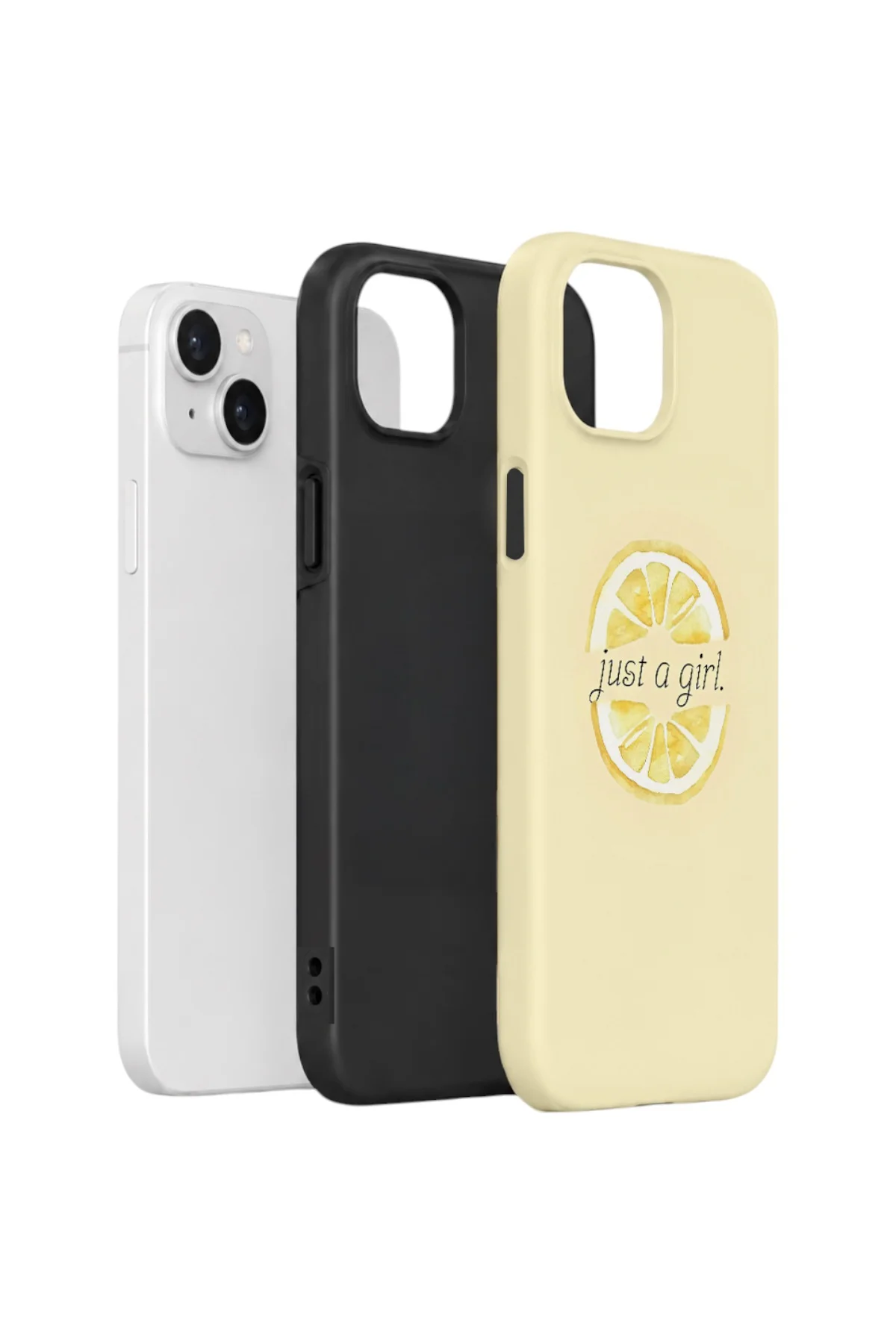 iPhone 14 Vorian Yough Kılıf Just A Girl Lemon
