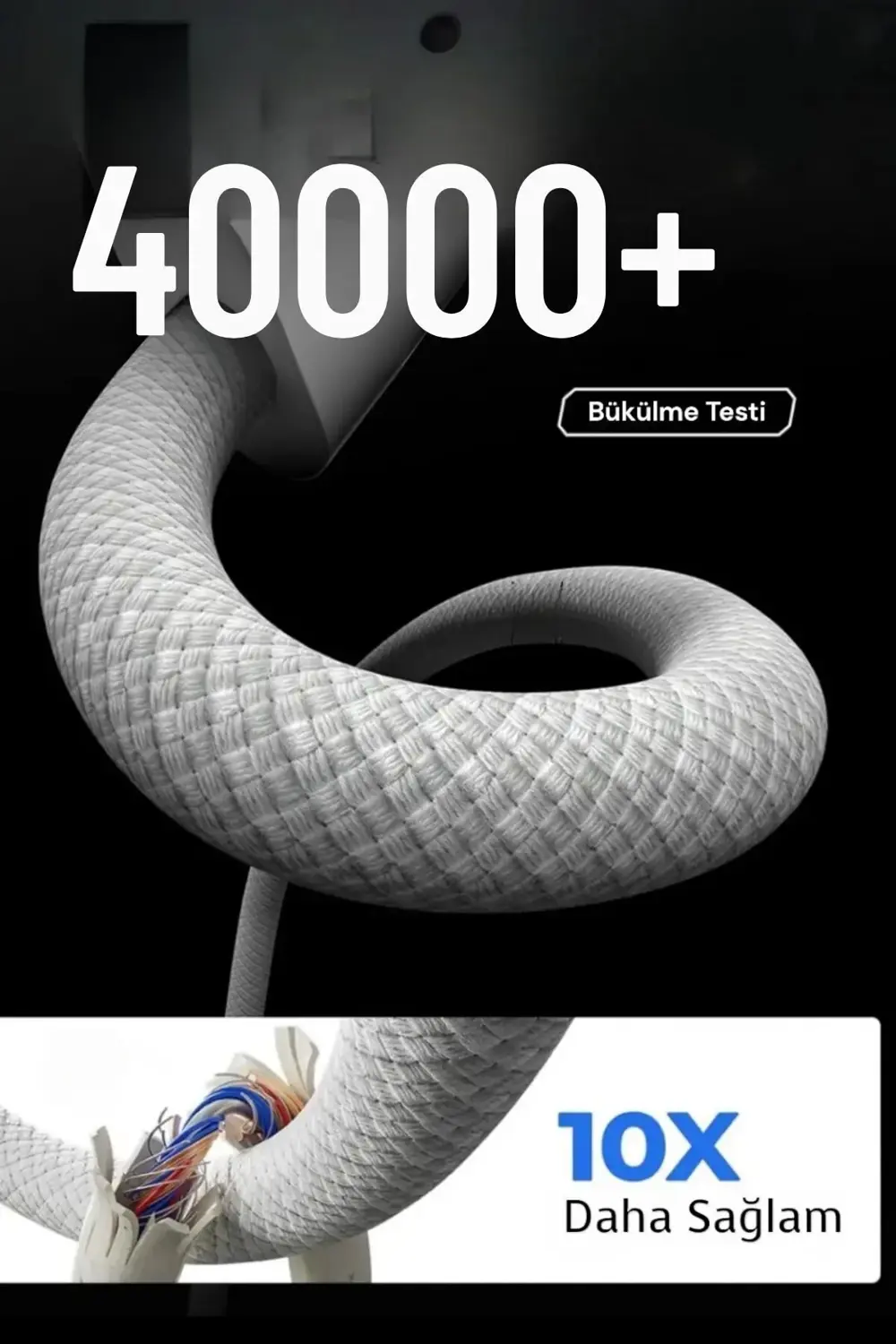 İphone 15 / 15 Plus / 15 Pro / 15 Pro Max Uyumlu Şarj Kablosu Typ