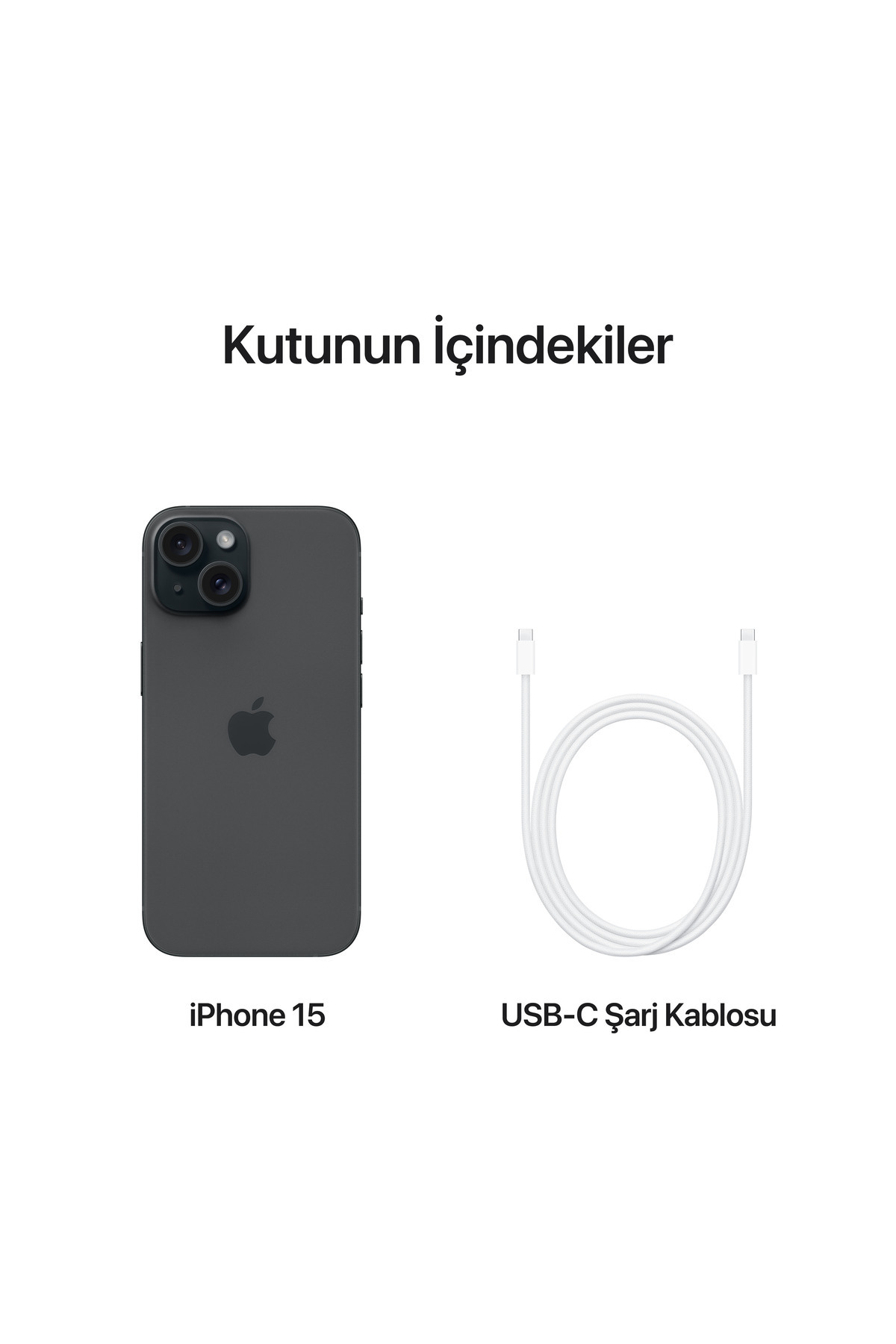 Apple İphone 15 256 Gb Siyah