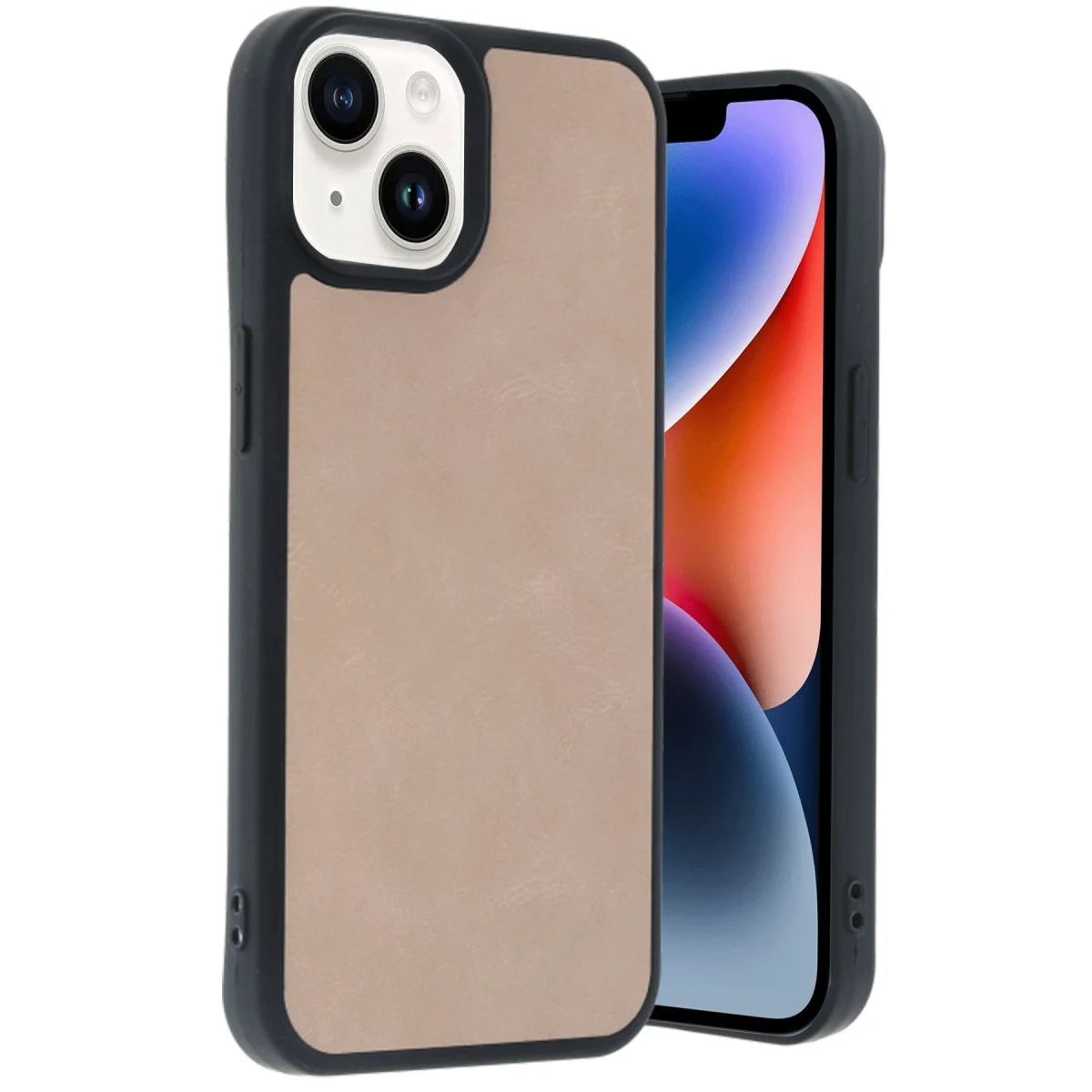 iPhone 15 Aras Deri Kapak Pudra - Premium Koruma ve Şıklık Bir Arada