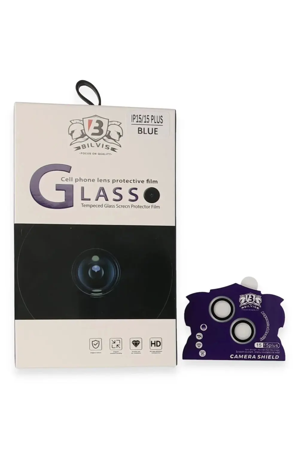 iPhone 15 Bilvis Titan Kamera Lens - Sierra Blue-(5796)