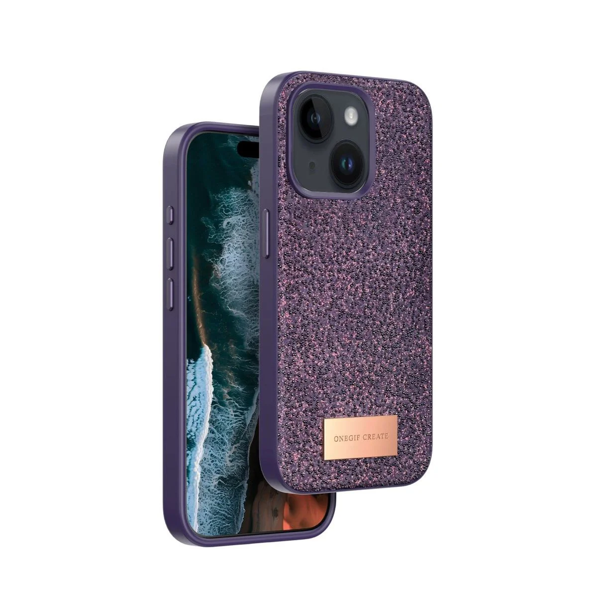 iPhone 15 ile Uyumlu Simli Boncuklu Kapak - Derin Mor Fiyatı, Yorumları ve Özellikleri