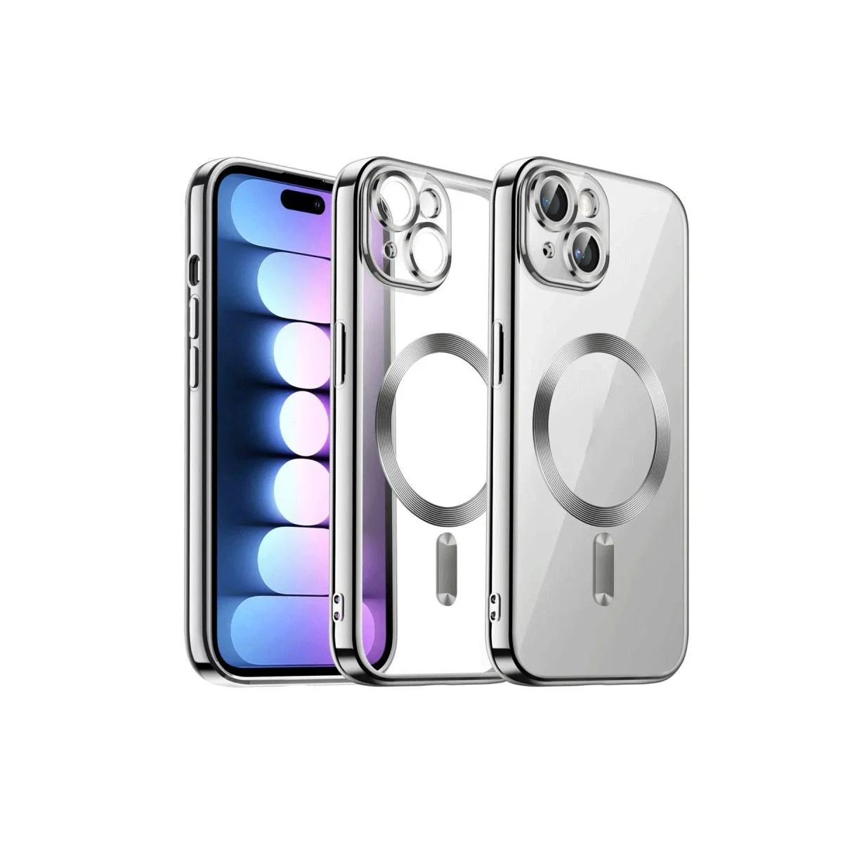 iPhone 15 ile Uyumlu Kross Magneticsafe Şeffaf Kılıf - Titan Gri | MagSafe Uyumlu Fiyatı, Yorumları ve Özellikleri