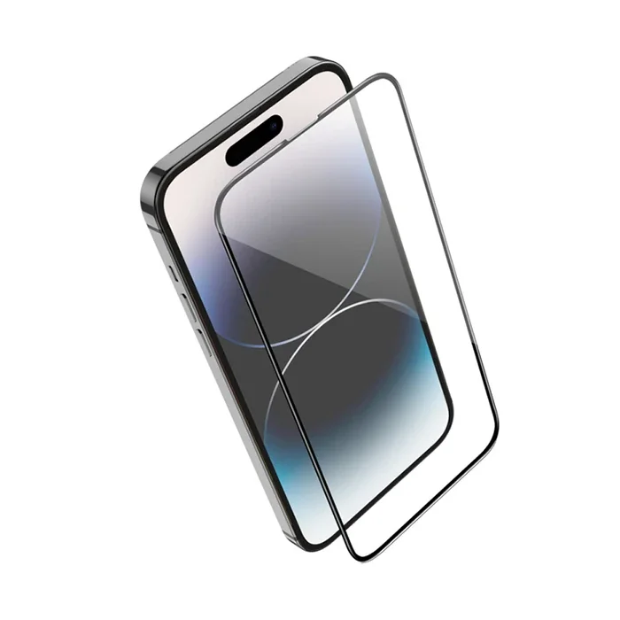 iPhone 15 Plus 5D Tempered Kırılmaz Cam Ekran Koruyucu 10 Adet Set - 9H Sertlik ve Parmak İzi Önleyici