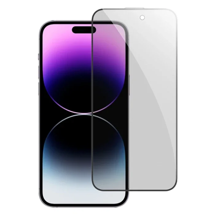 iPhone 15 Plus Gizlilik Camı - Privacy Tempered Glass