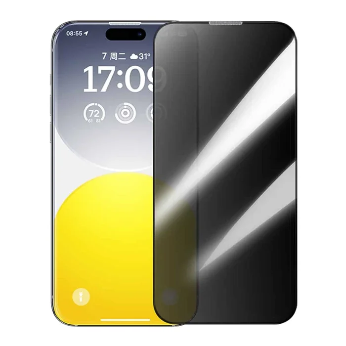 iPhone 15 Plus Privacy Ekran Koruyucu Cam – Gizlilik ve Çizilmezlik