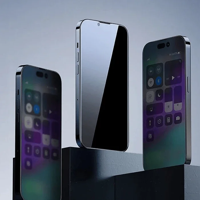 iPhone 15 Plus Privacy Ekran Koruyucu Cam – Gizlilik ve Çizilmezlik