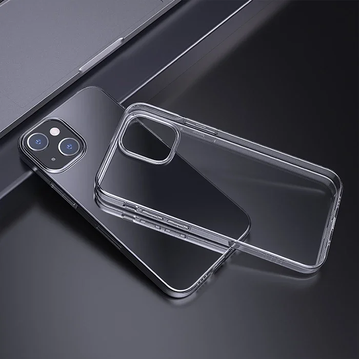 iPhone 15 Plus Şeffaf Kılıf - Sarılmaya ve Sararmaya Son 1,1 mm Ince TPU Koruyucu Arka Kapfor