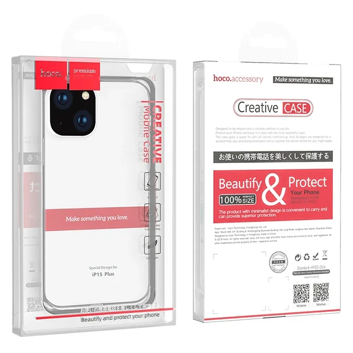 iPhone 15 Plus Şeffaf Kılıf - Sarılmaya ve Sararmaya Son 1,1 mm Ince TPU Koruyucu Arka Kapfor
