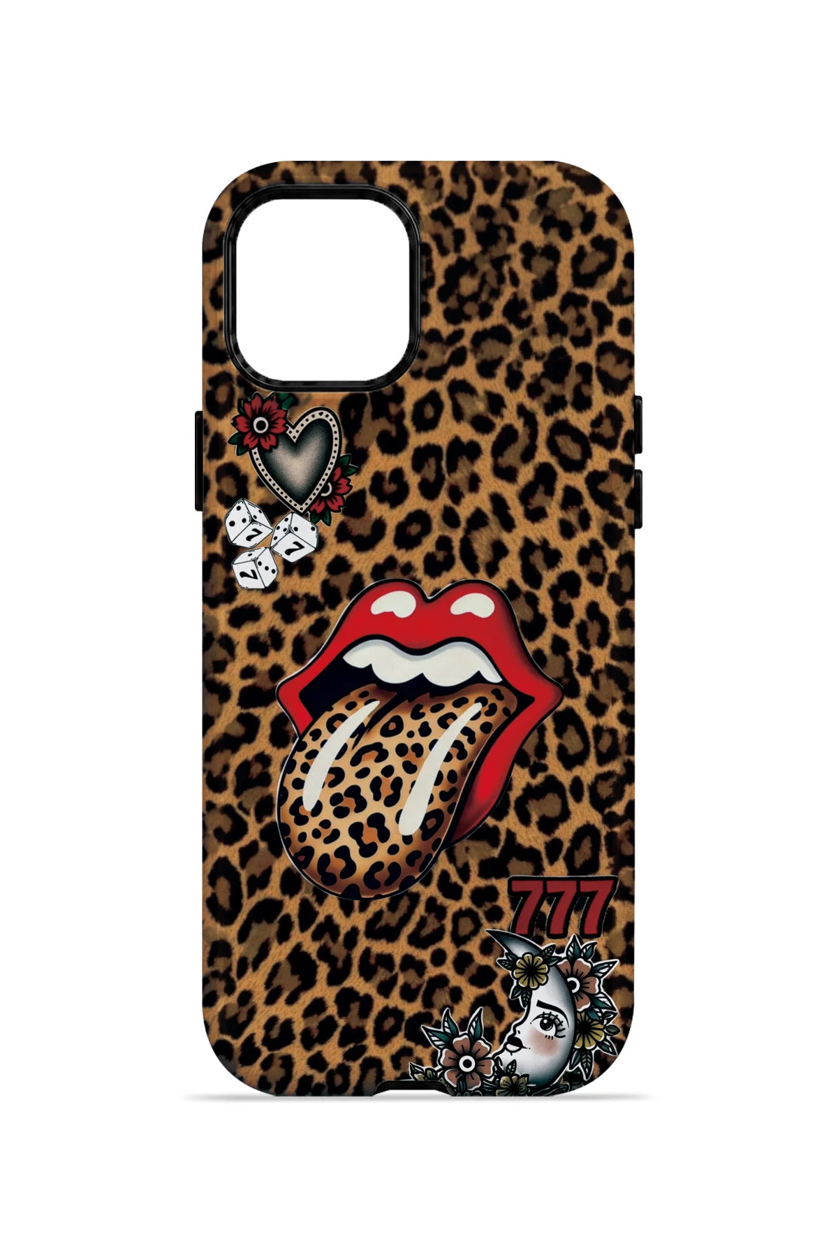 iPhone 15 Plus Vorian Çift Katmanlı Lucky Leopar Kılıf - Görsel 4