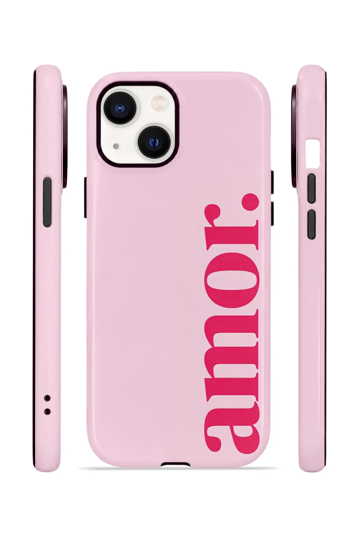 iPhone 15 Plus Vorian Çift Katmanlı Kılıf Amour Pink