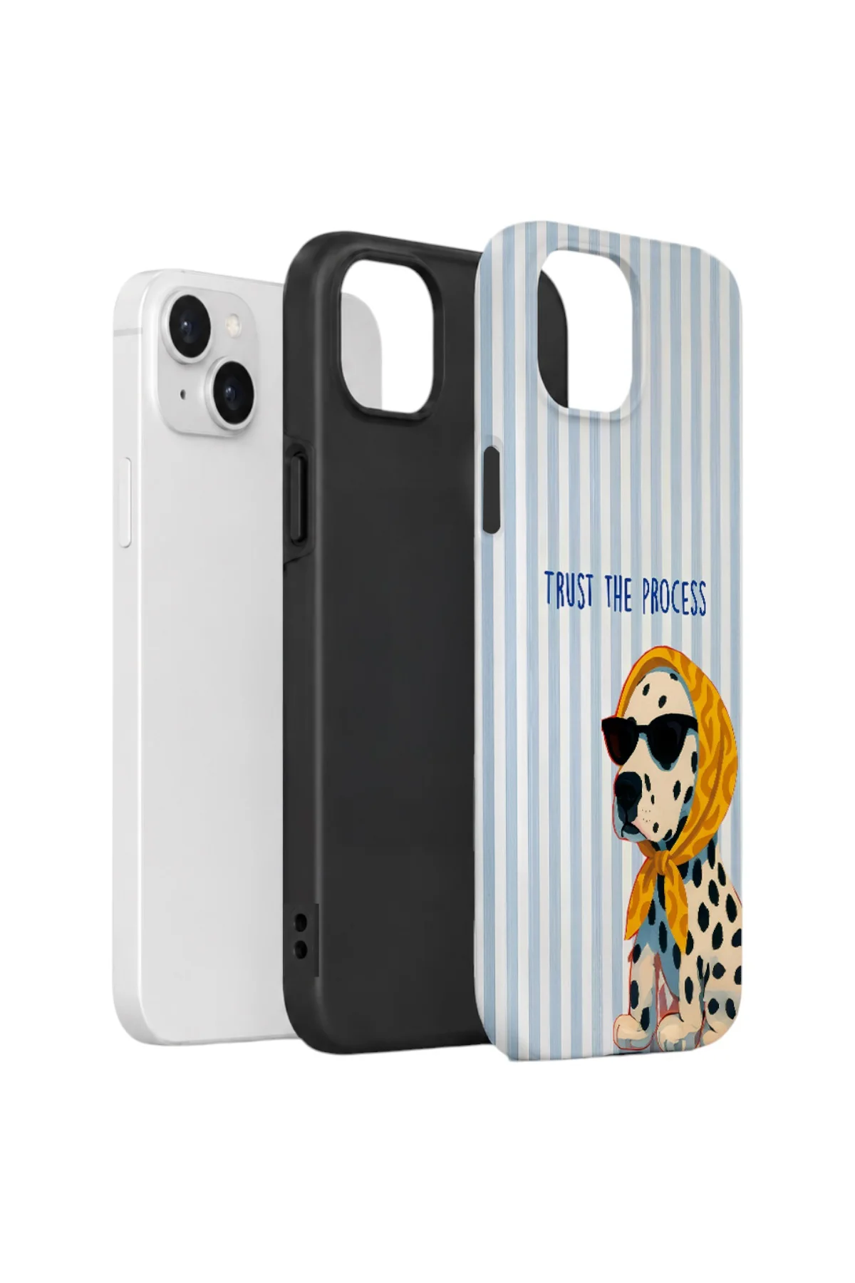 iPhone 15 Plus Vorian Yough Kılıf Trust The Process Dalmatian